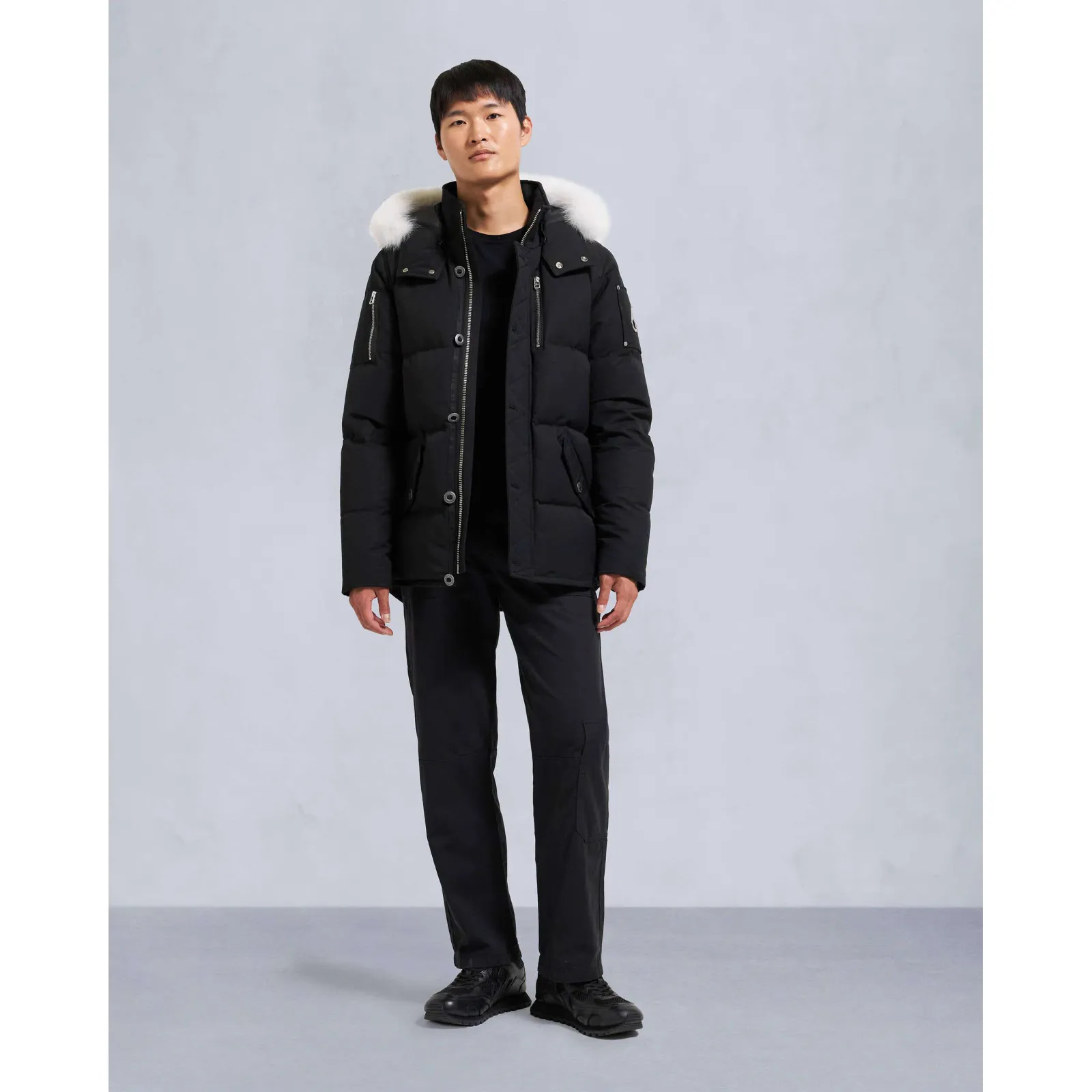 Moose Knuckles ORIGINAL 3Q FUR Black White