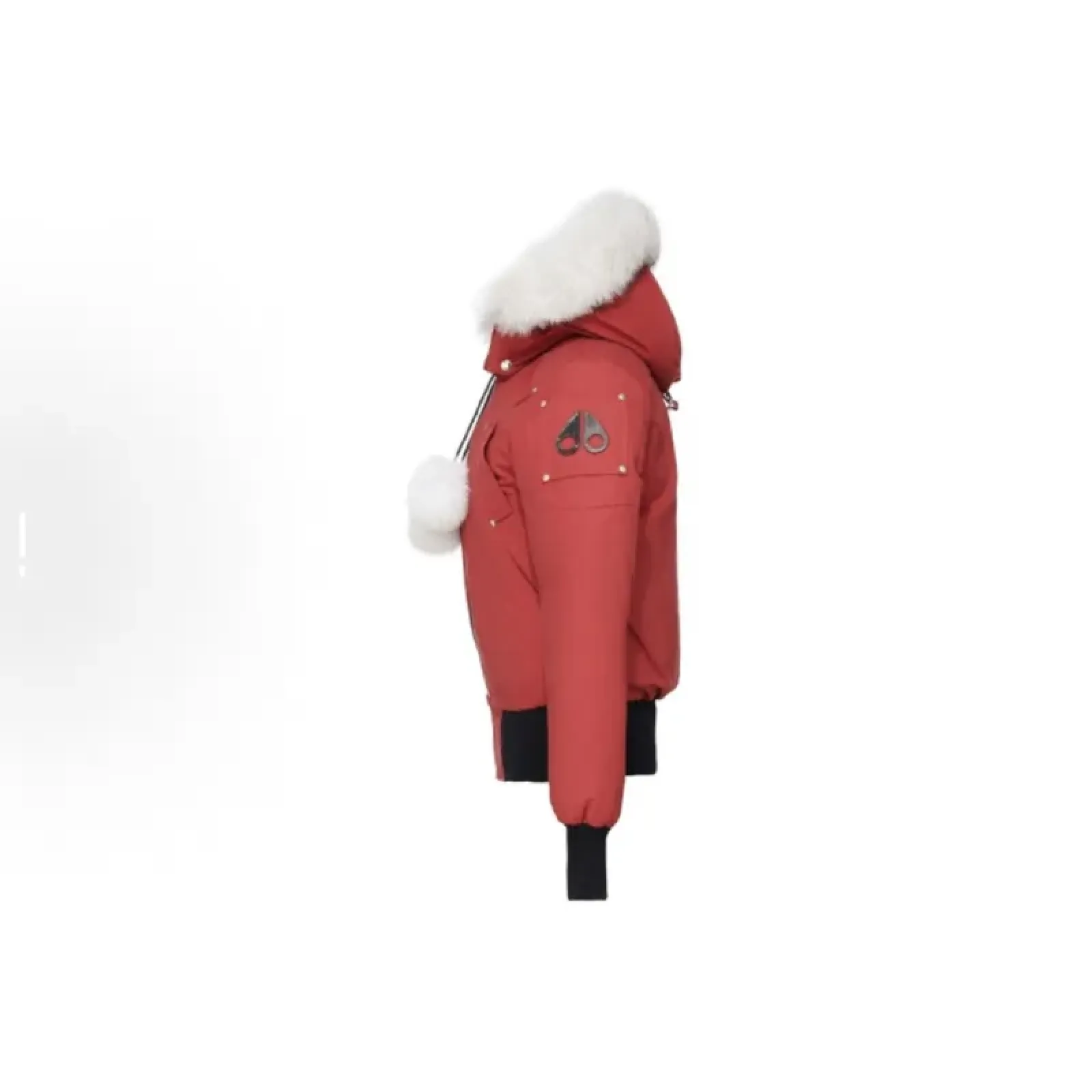 Moose Knuckles Red Jacket Black Wool（NFC)