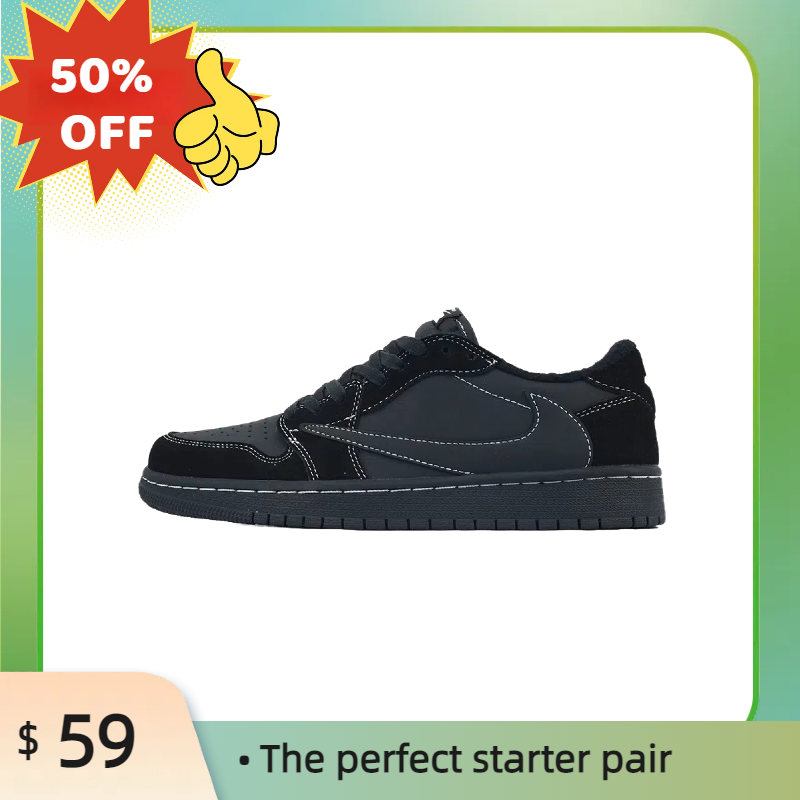 Travis Scott x Air Jordan 1 Retro Low OG SP Black Phantom DM7866-001