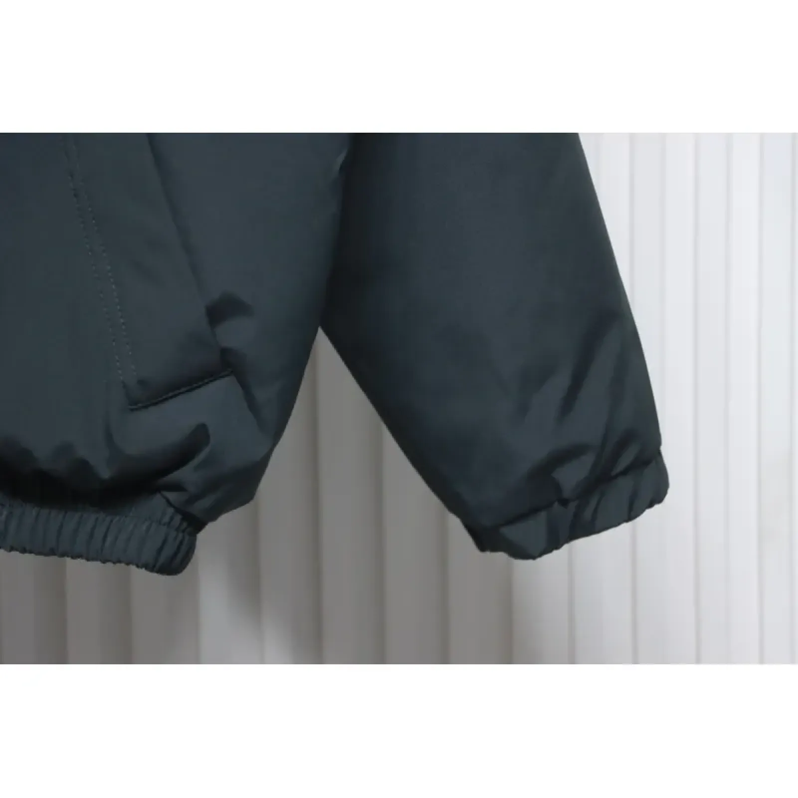 Fear of God Essentials High Street Style Synthetic Insulated Jacket Dark Cyan Black