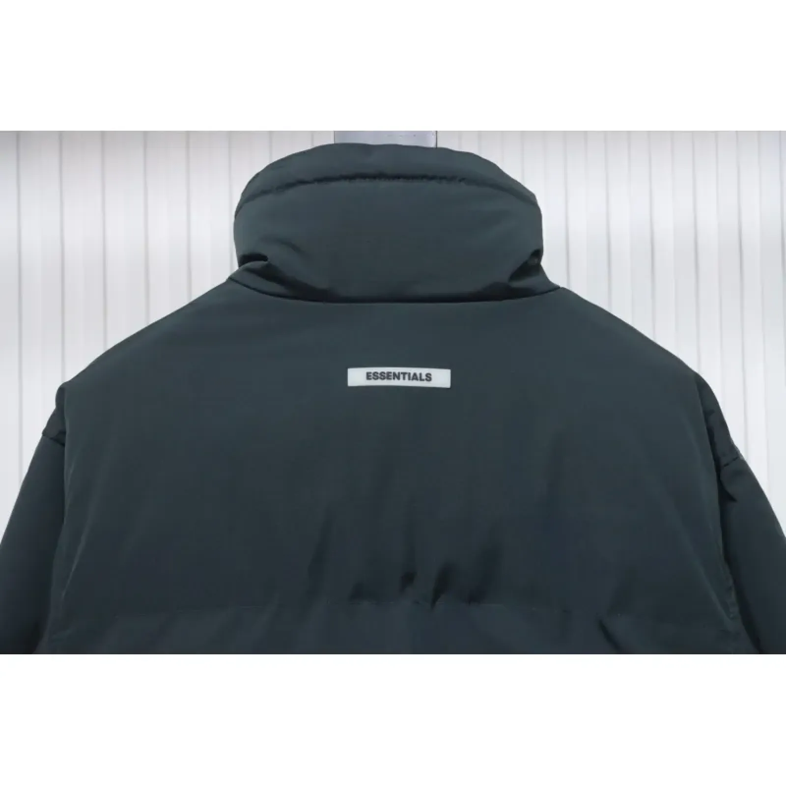 Fear of God Essentials High Street Style Synthetic Insulated Jacket Dark Cyan Black