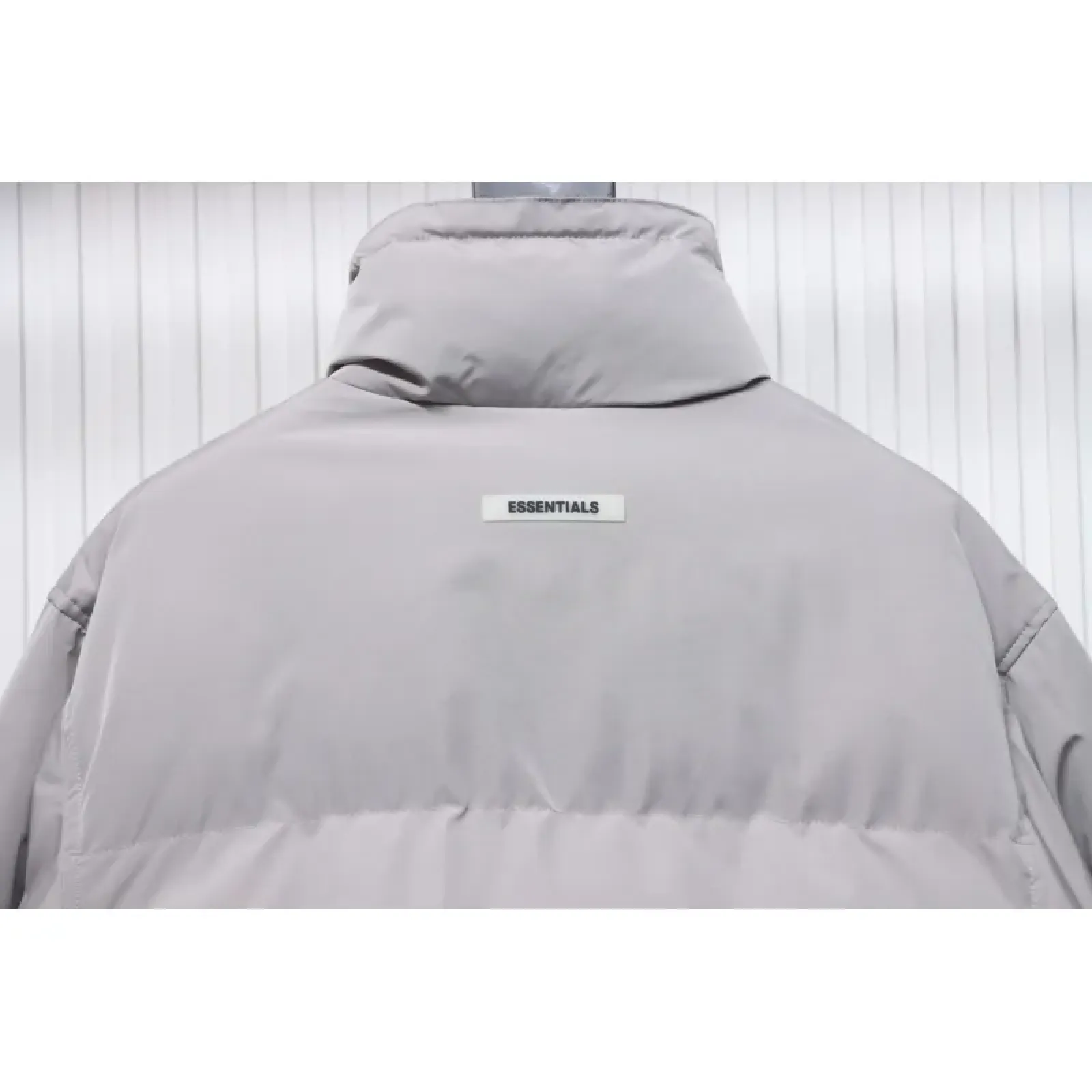 Fear of God Essentials High Street Style Synthetic Insulated Jacket Grey