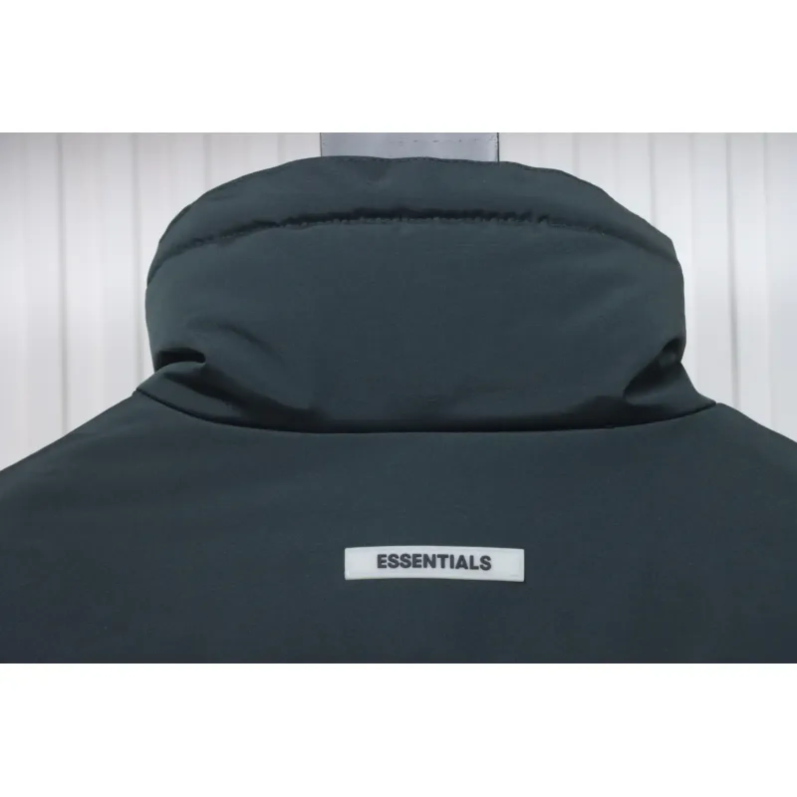 Fear of God Essentials High Street Style Synthetic Insulated Jacket Dark Cyan Black