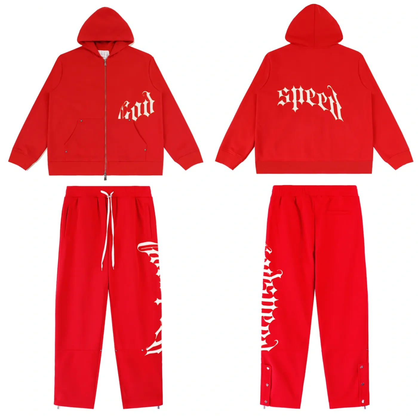 Godspeed OG Logo Sweatsuit Red