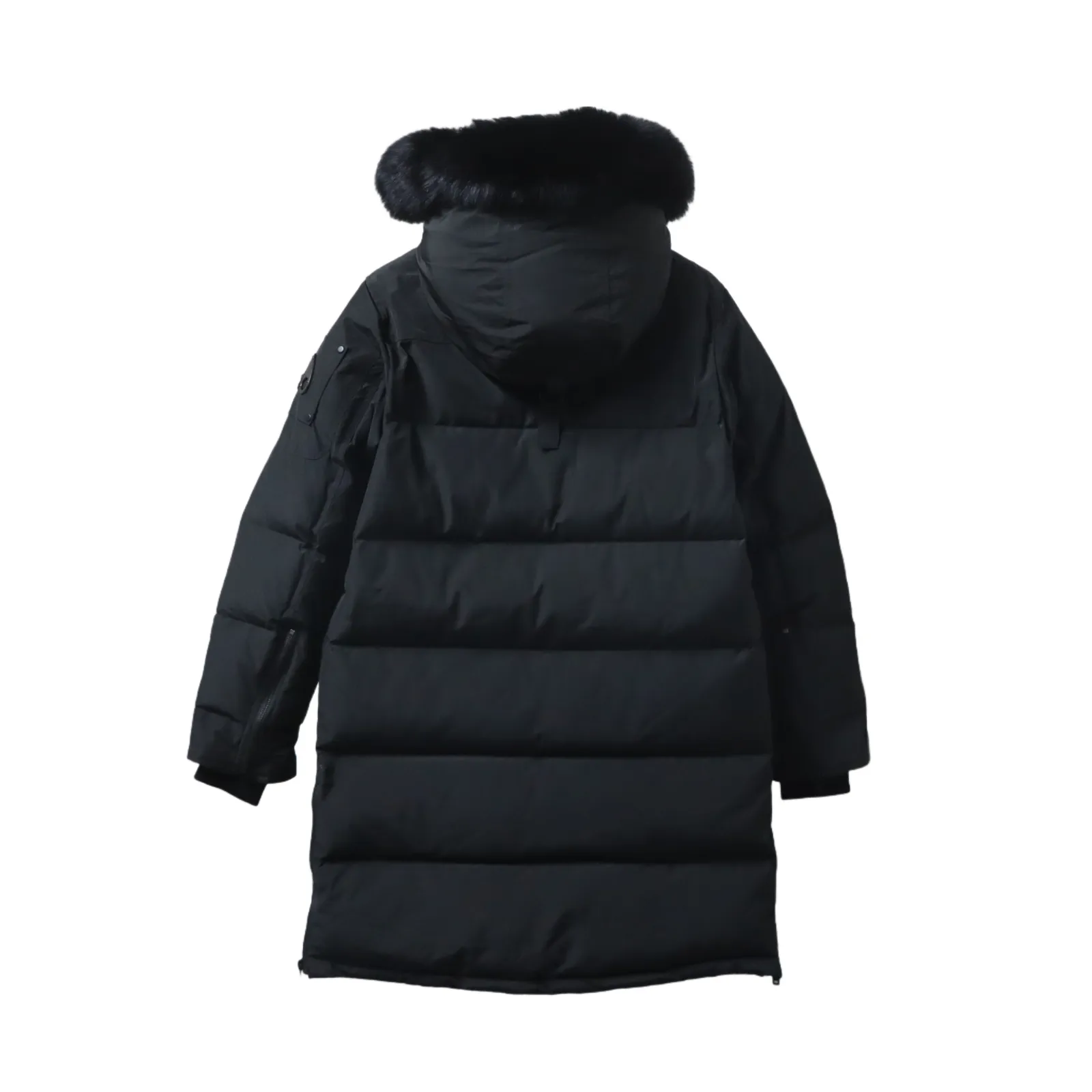 Moose Knuckles Onyx Shearling Big Rider Parka Black