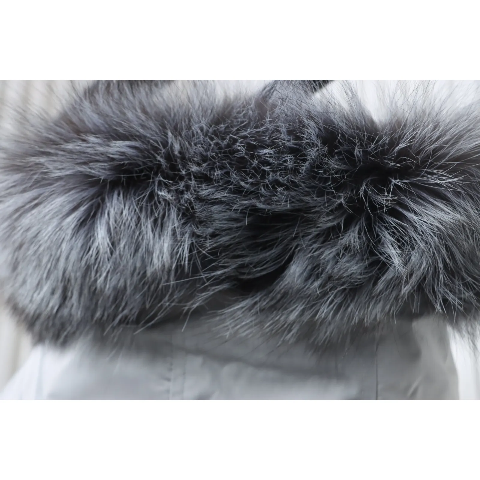 Moose Knuckles Onyx Shearling Big Rider Parka Gray