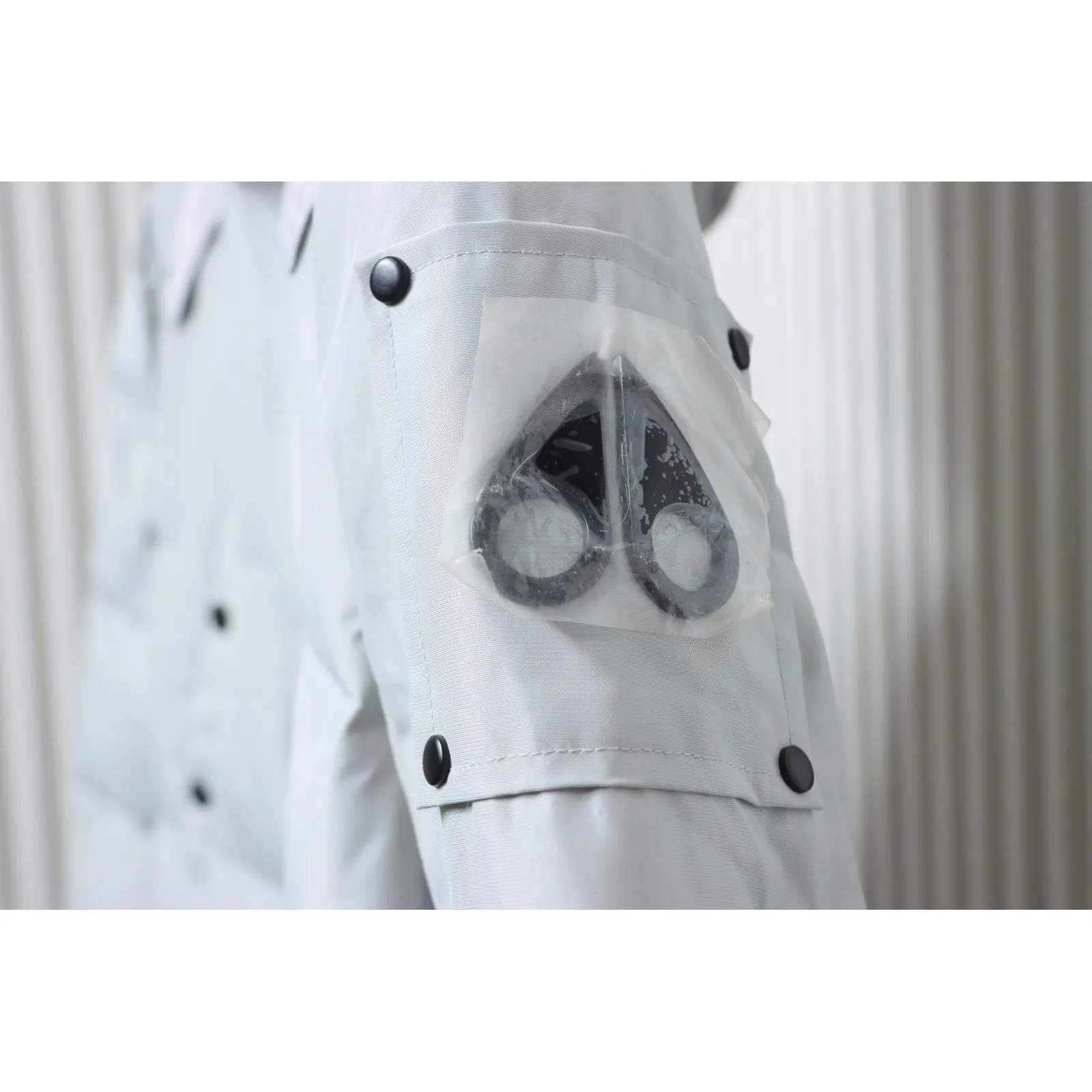 Moose Knuckles Onyx Shearling Big Rider Parka Gray