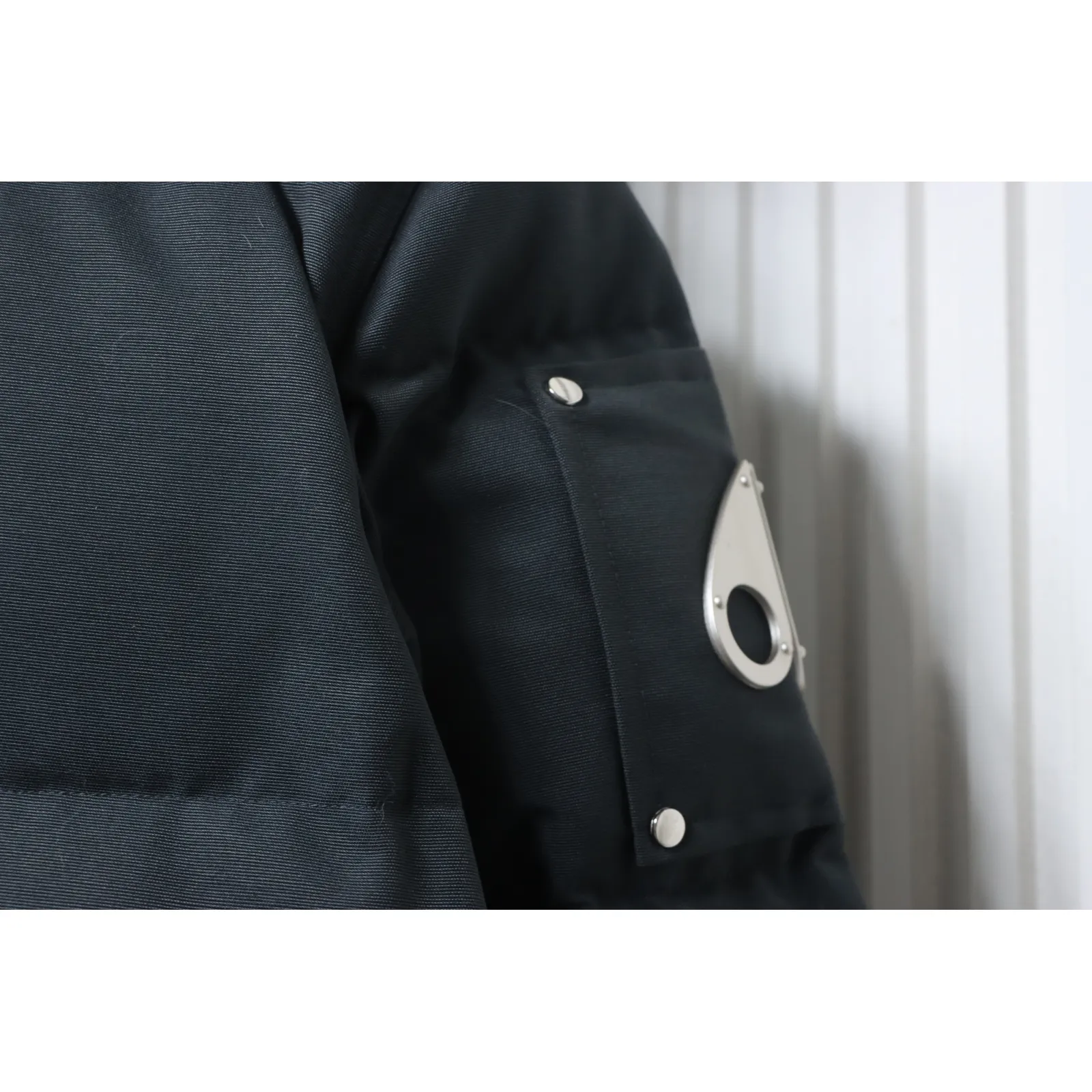 Moose Knuckles Men's Shearling 3Q Jacket Dark Gray