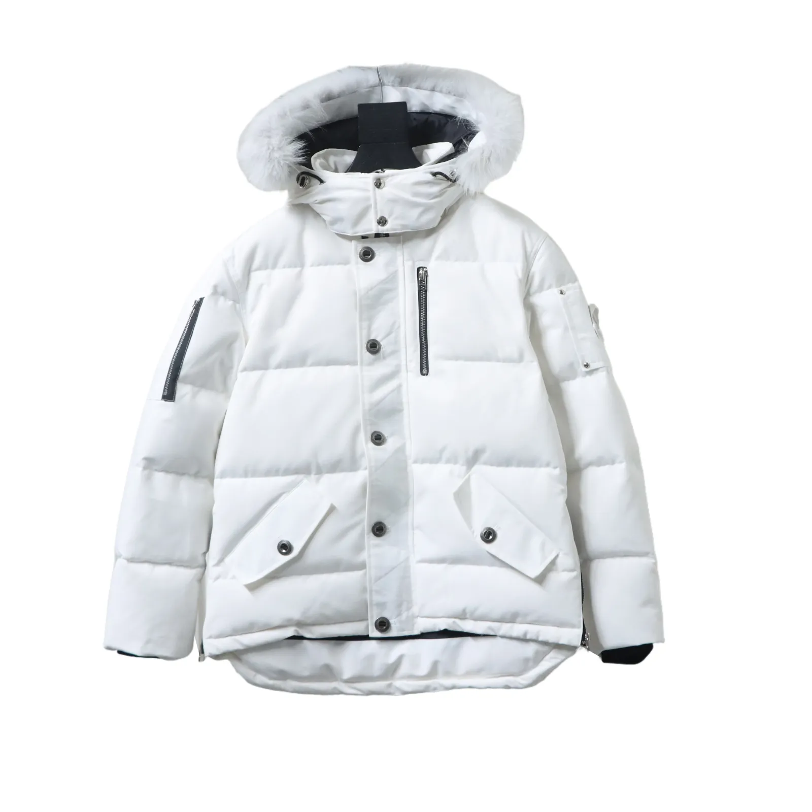 Moose Knuckles Men's Shearling 3Q Jacket White