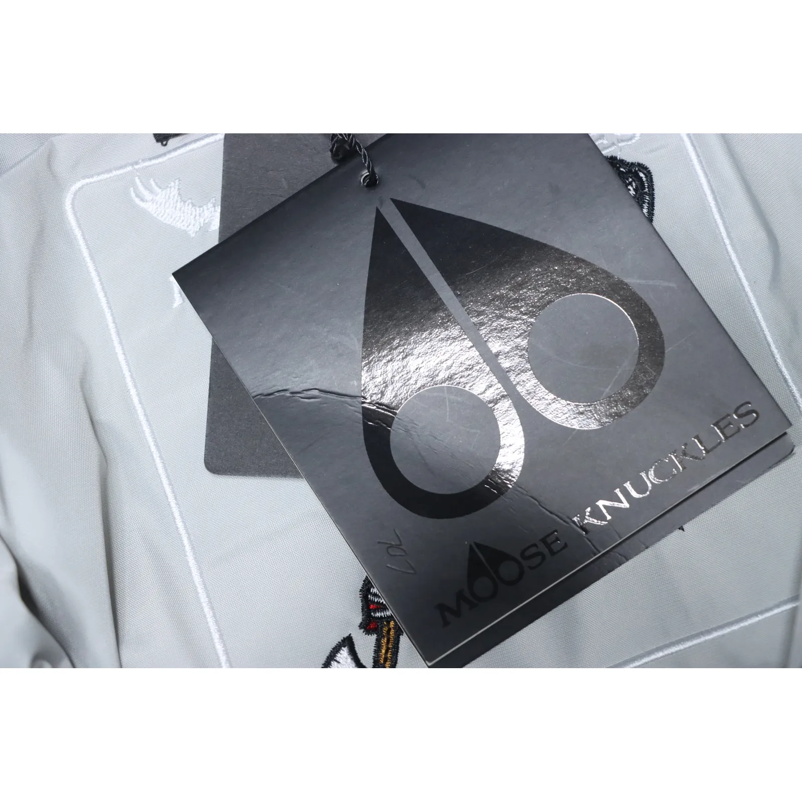 Moose Knuckles Onyx Shearling Big Rider Parka Gray