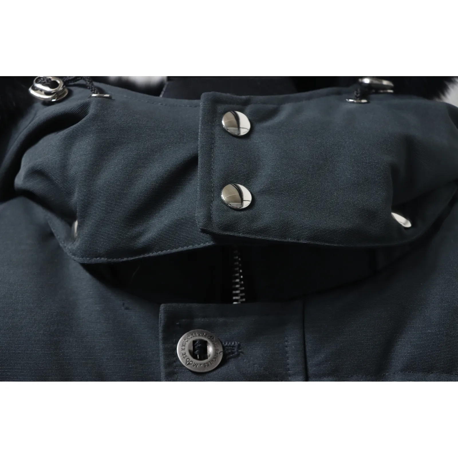 Moose Knuckles Men's Shearling 3Q Jacket Dark Gray