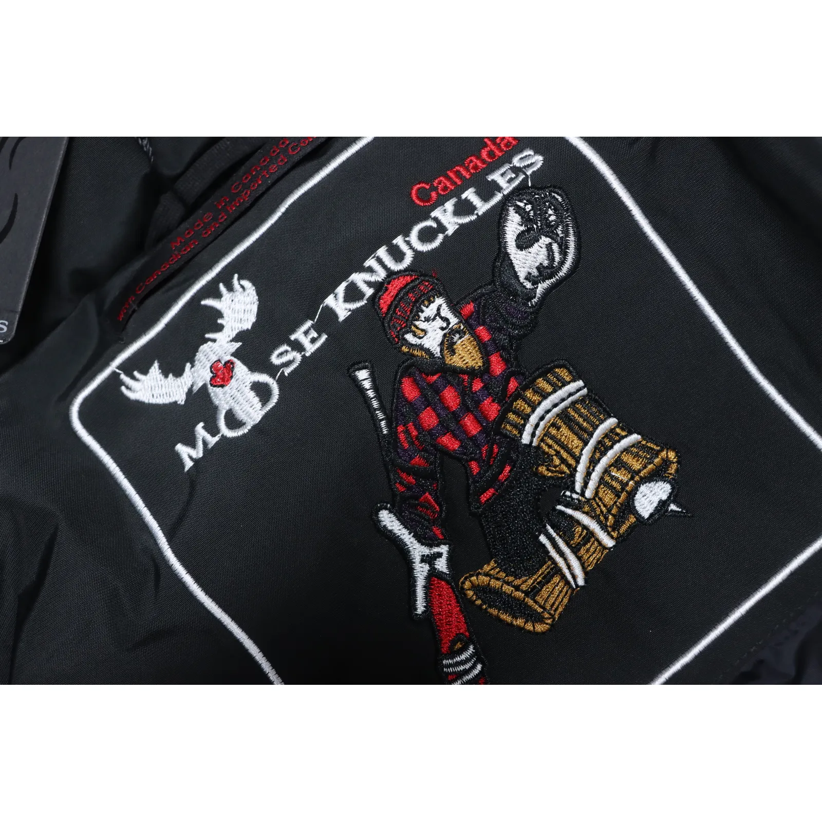 Moose Knuckles Onyx Shearling Big Rider Parka Black