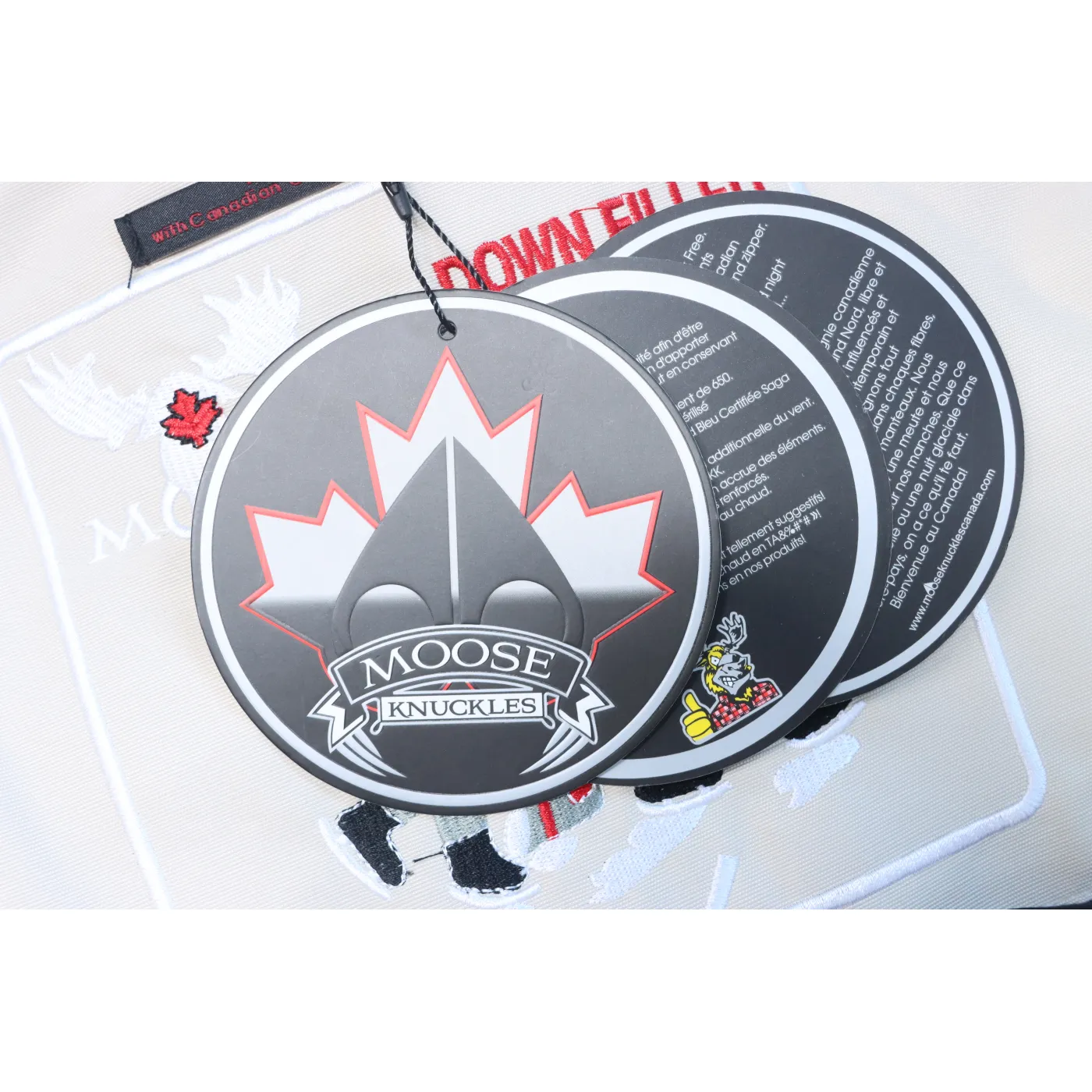 Moose Knuckles Men's Shearling 3Q Jacket Off White