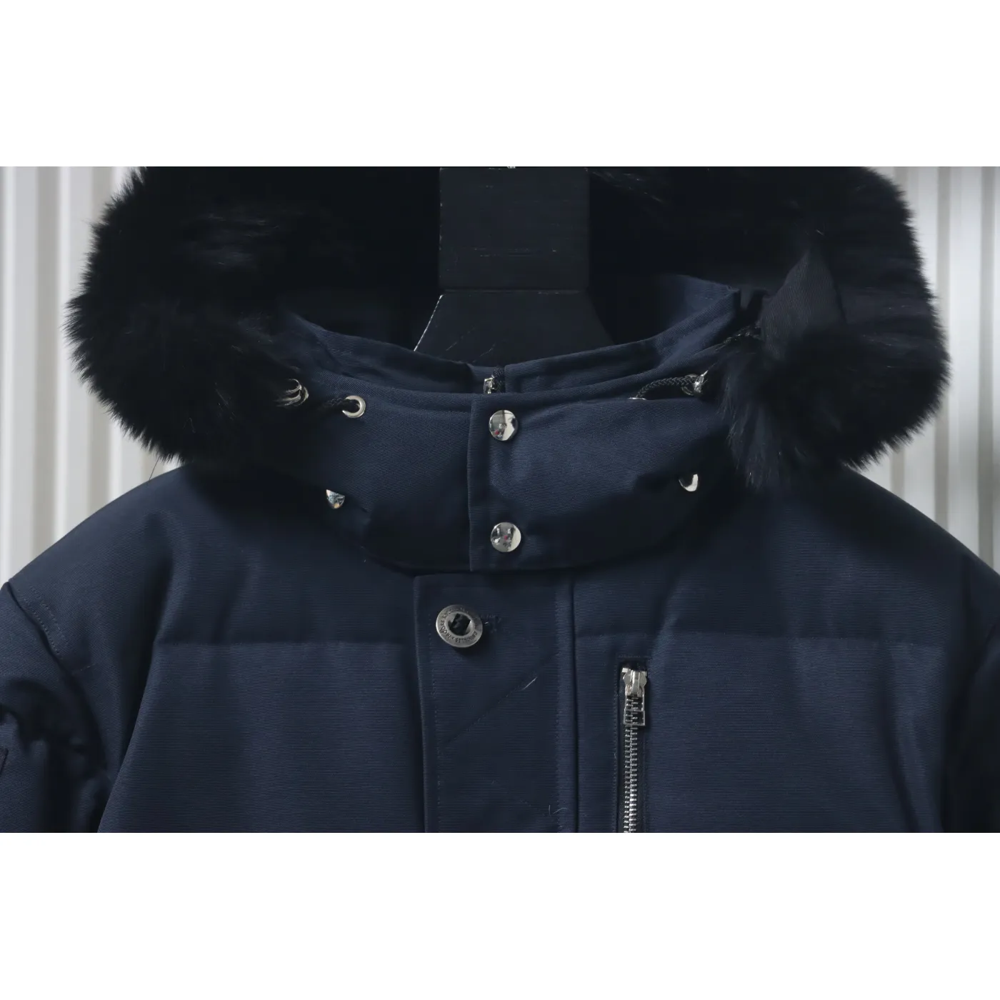 Moose Knuckles Men's Shearling 3Q Jacket Dark Blue