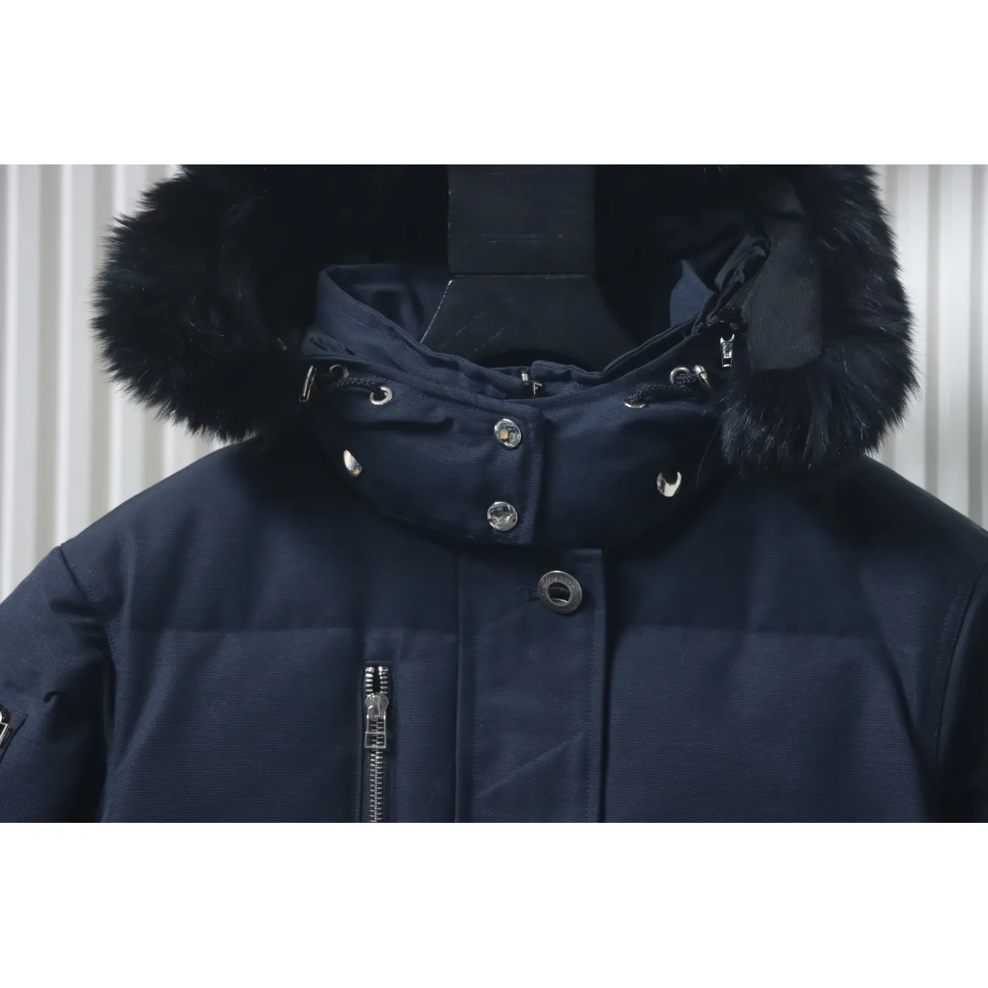 Moose Knuckles Women's Shearling 3Q Jacket Dark Blue
