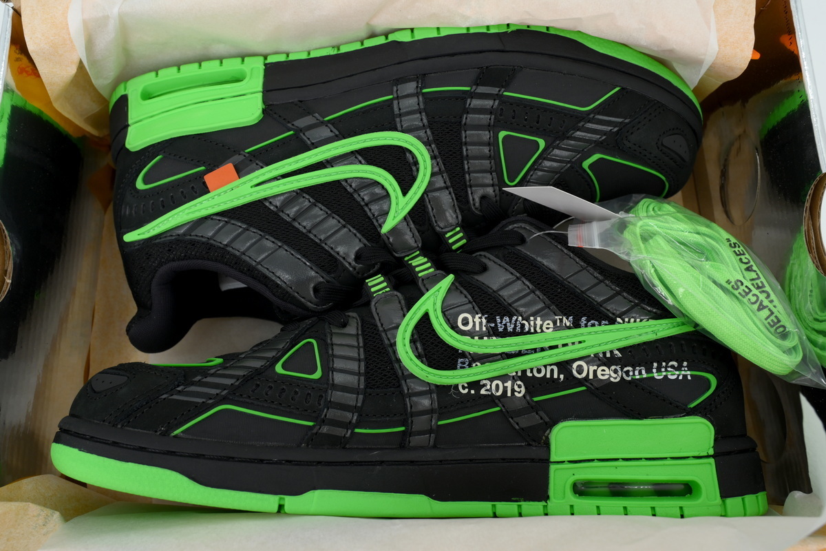 Nike Air Rubber Dunk Off-White Green Strike CU6015-001