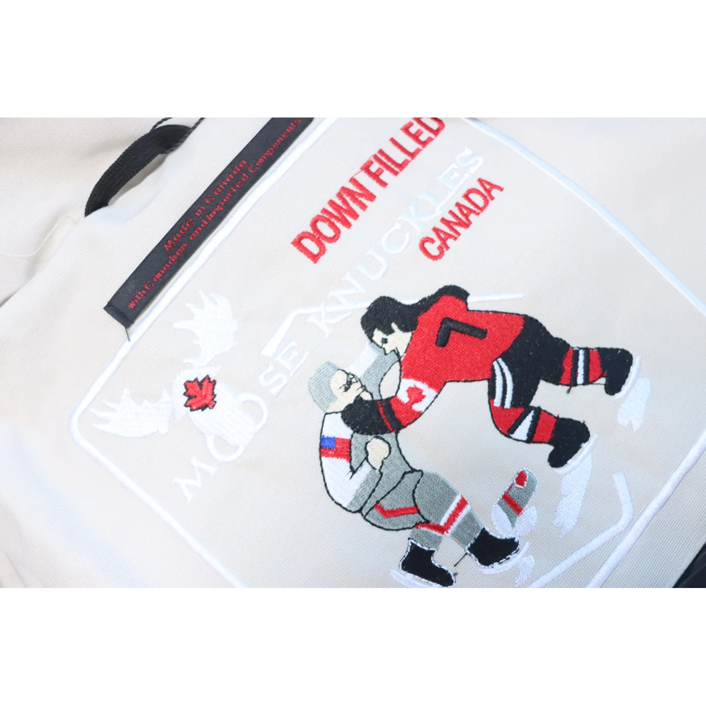 Moose Knuckles Men's Shearling 3Q Jacket Off White