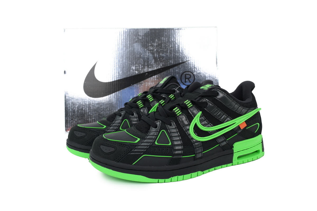 Nike Air Rubber Dunk Off-White Green Strike CU6015-001