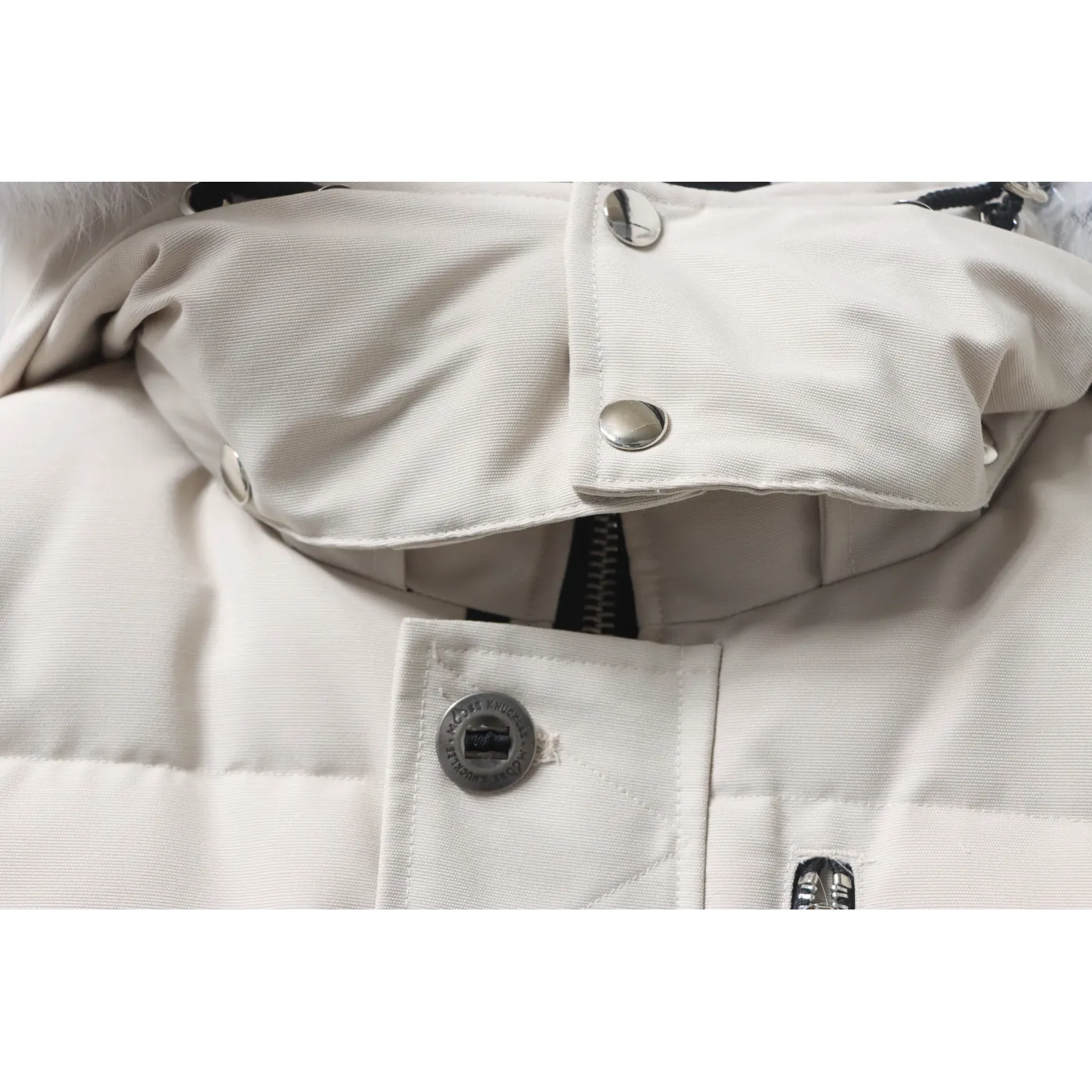 Moose Knuckles Men's Shearling 3Q Jacket Off White