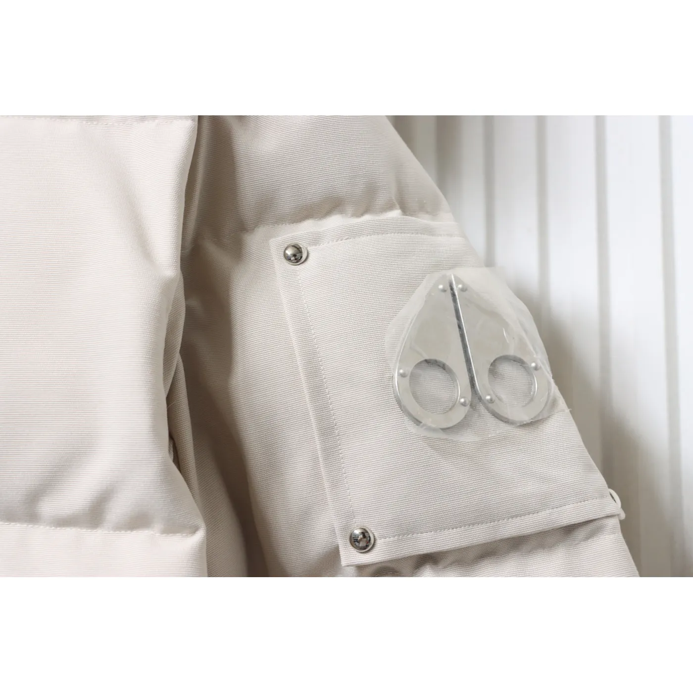 Moose Knuckles Men's Shearling 3Q Jacket Off White