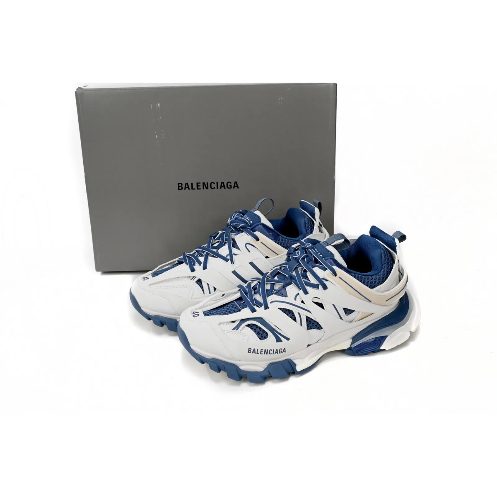 Balenciaga Track Black White Dark Blue 542023 W1GC4 9050