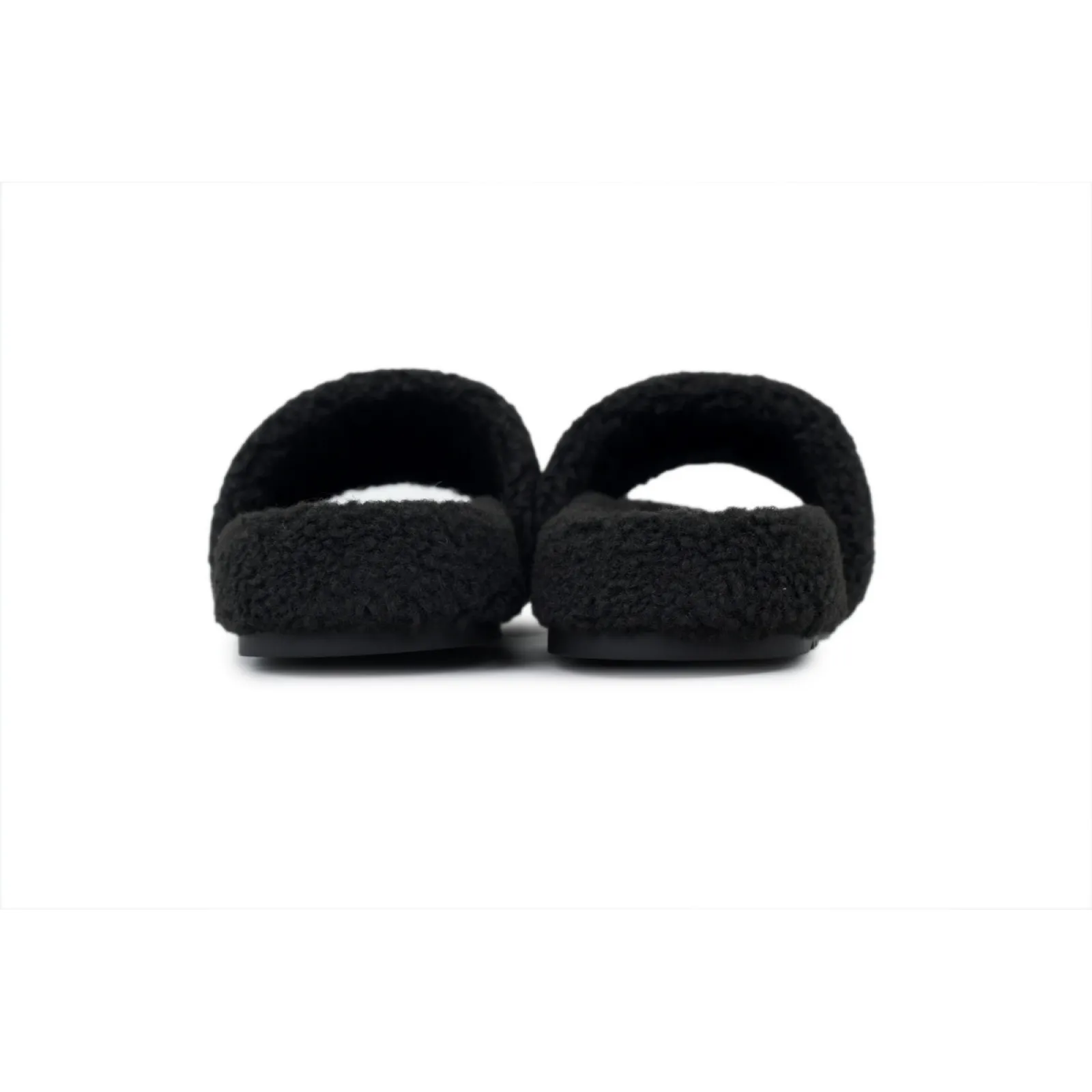 Chanel Wool Slippers Black