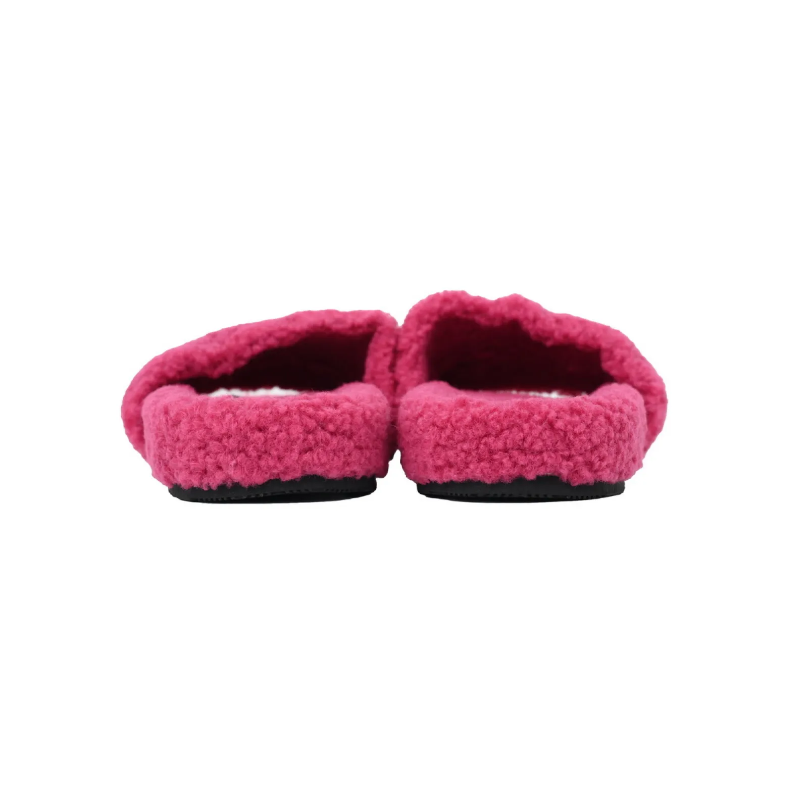 Balenciaga Cities Paris Furry Slide Bright Red