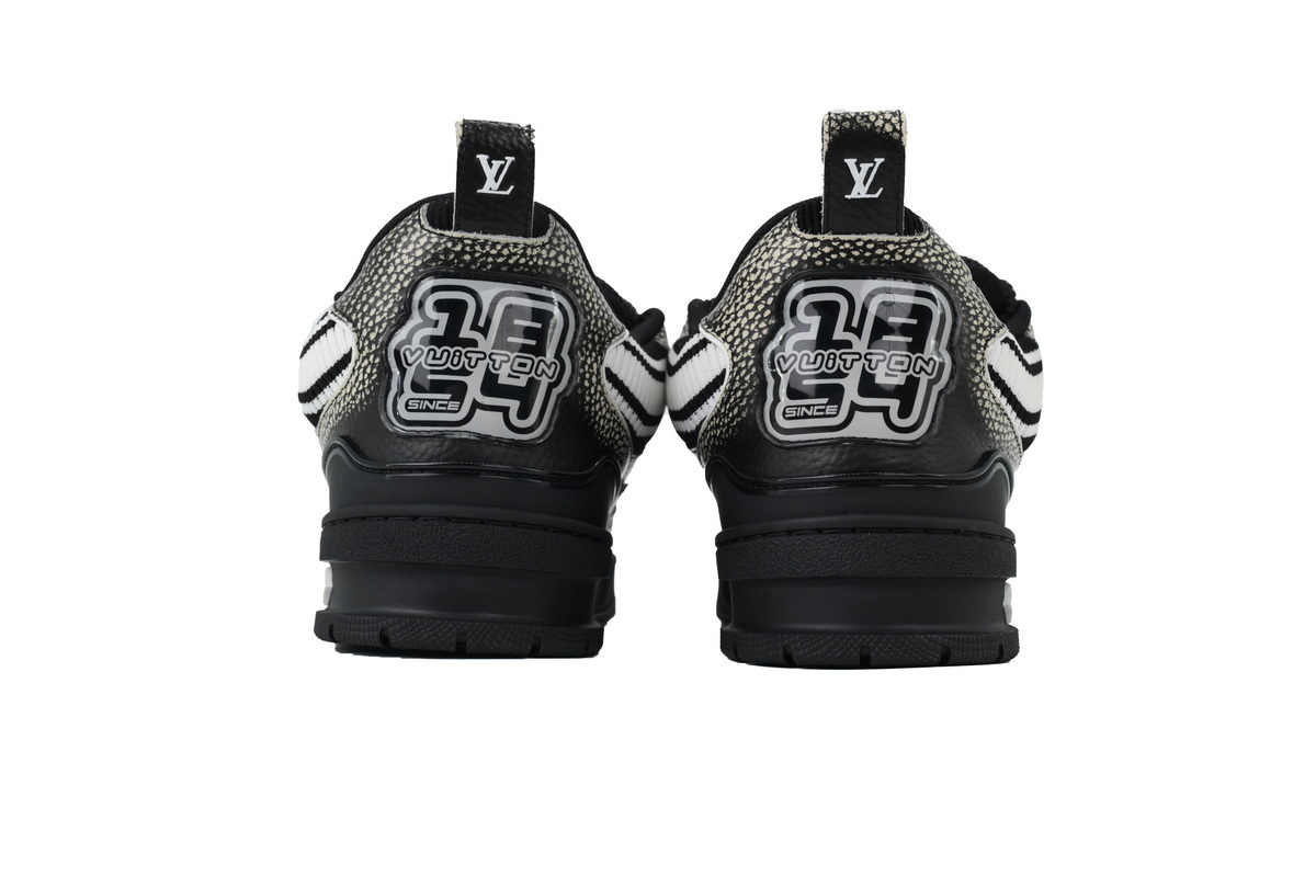 Louis Vuitton LV Skate Sneaker Knitted Collar Black 1AHSXP