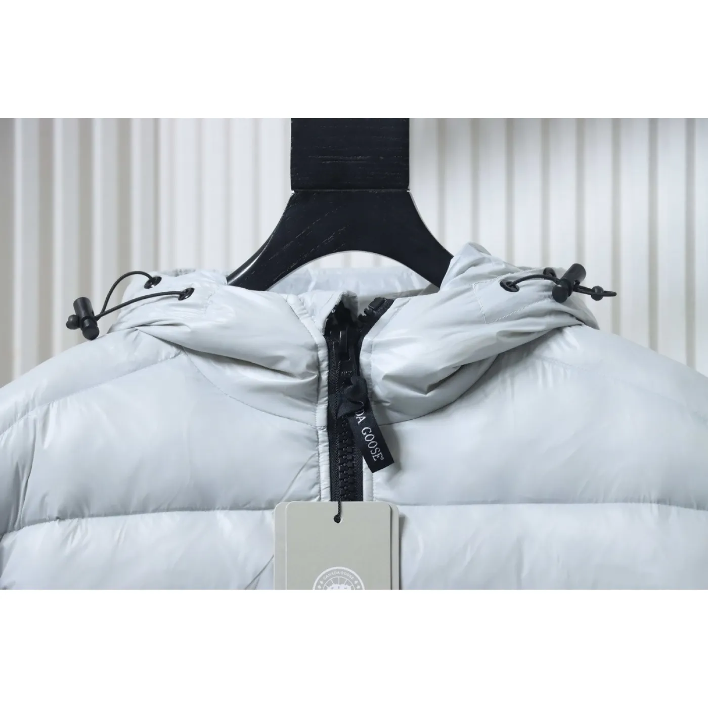 Canada Goose Crofton Slim-Fit Recycled Nylon-Ripstop Hooded Down Jacket White