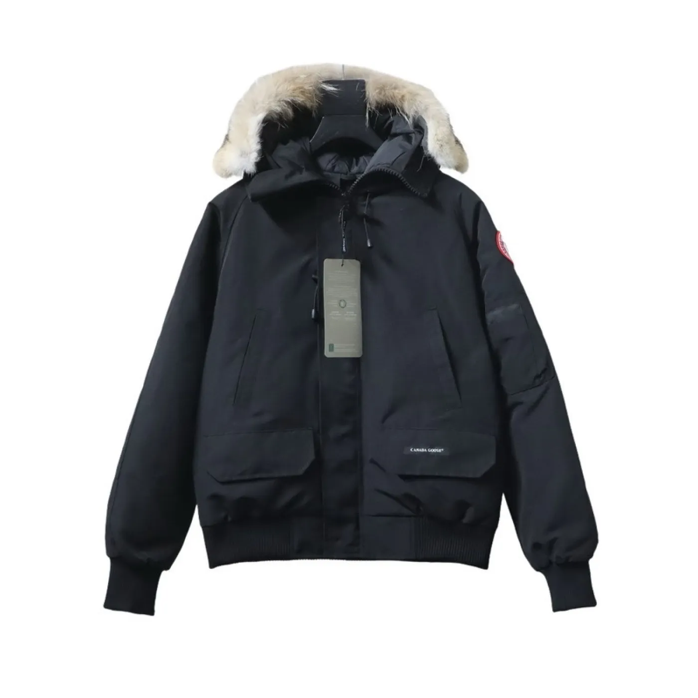 Canada Goose Chilliwack Bomber Jacket Short Down Jacket PBI Black