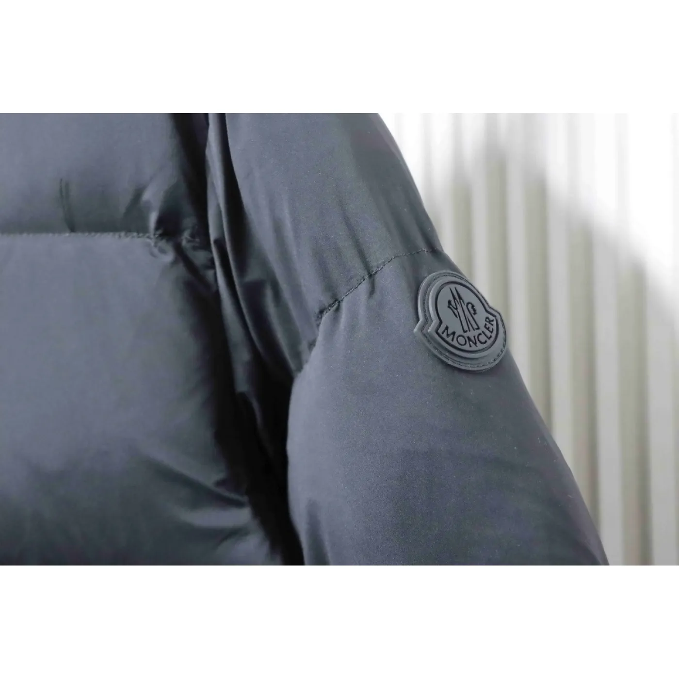 Moncler Black Madeira Hooded Short Down Jacket