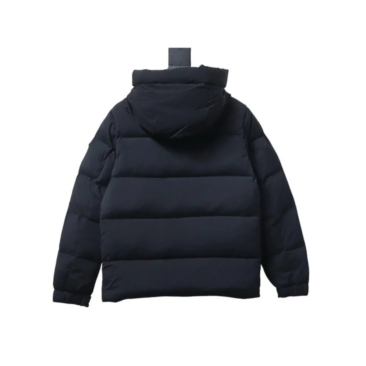 Moncler Black Madeira Hooded Short Down Jacket