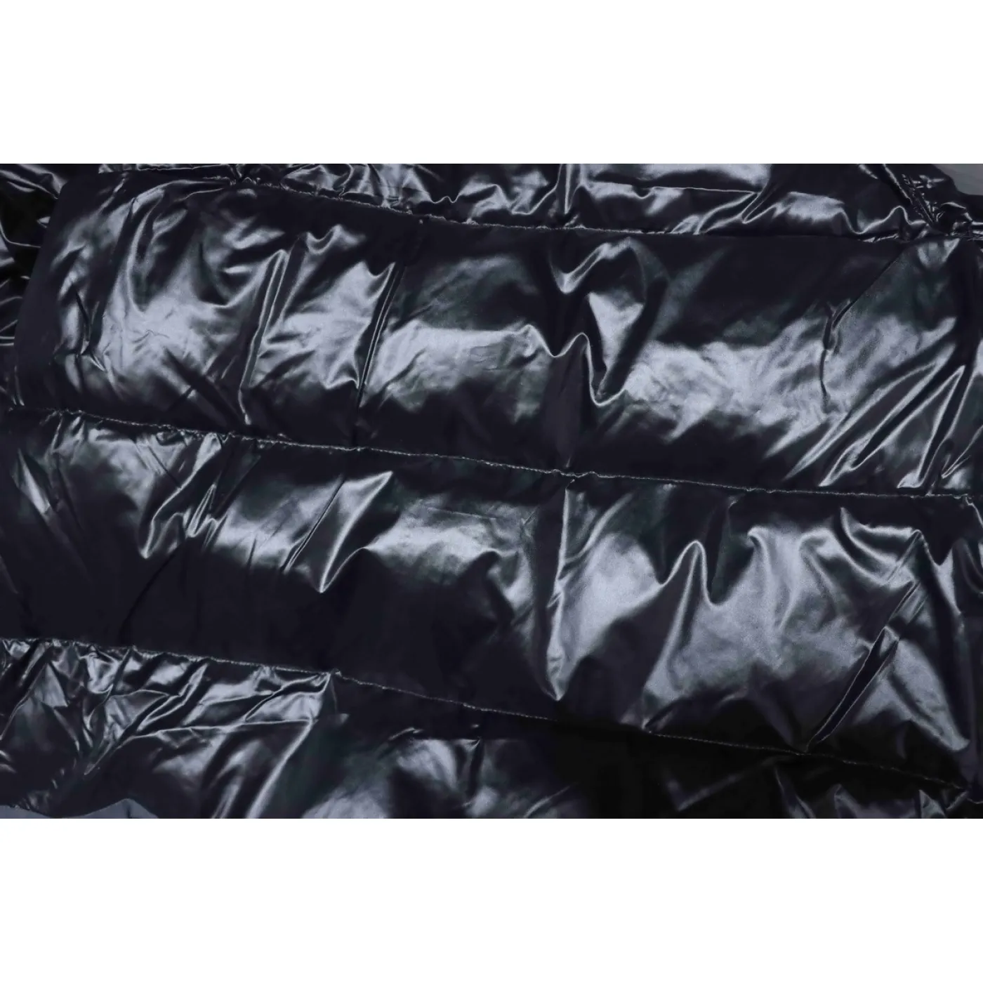 Moncler Black-Gray Madeira Hooded Short Down Jacket