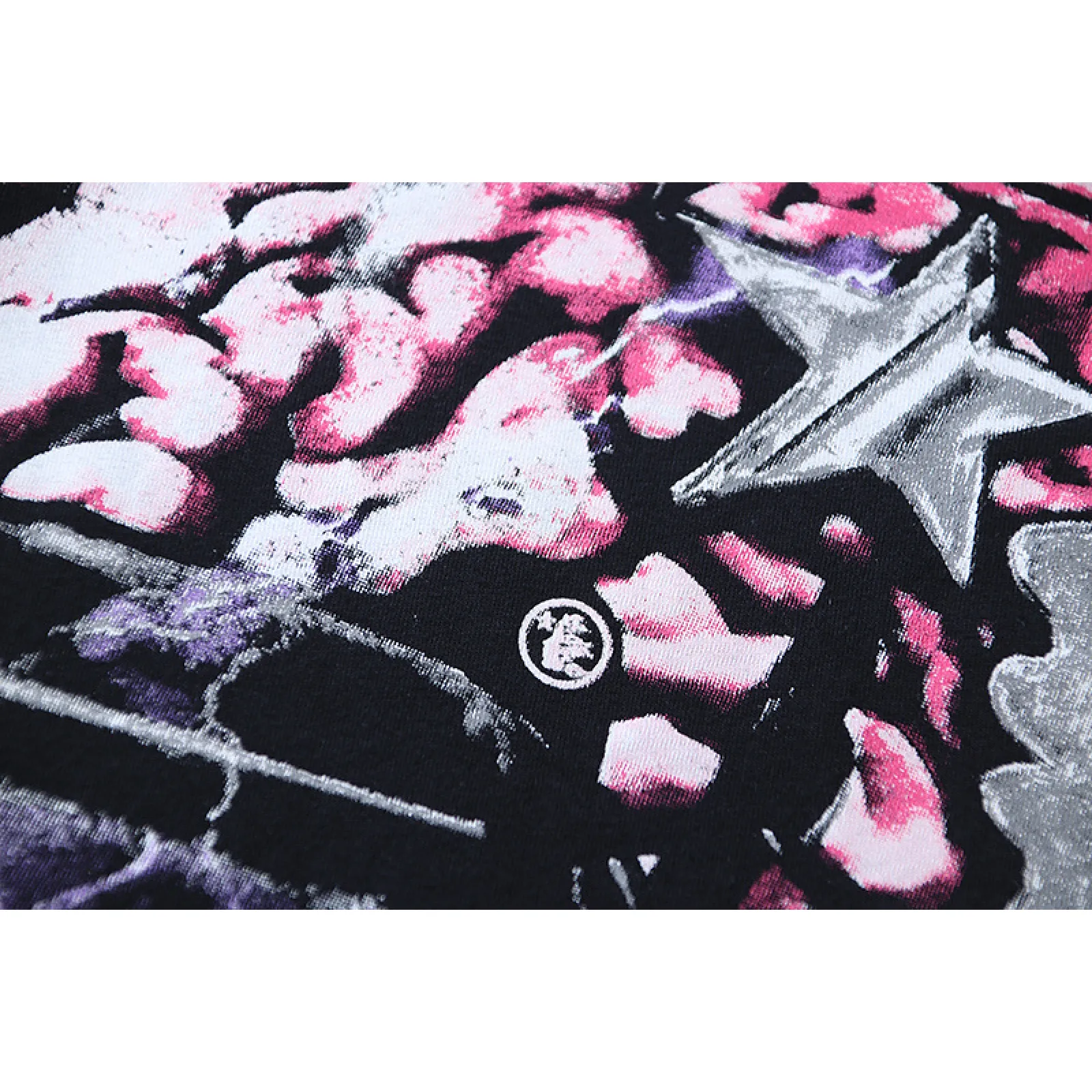 Hellstar Powered By The Star T-Shirt Black Purple