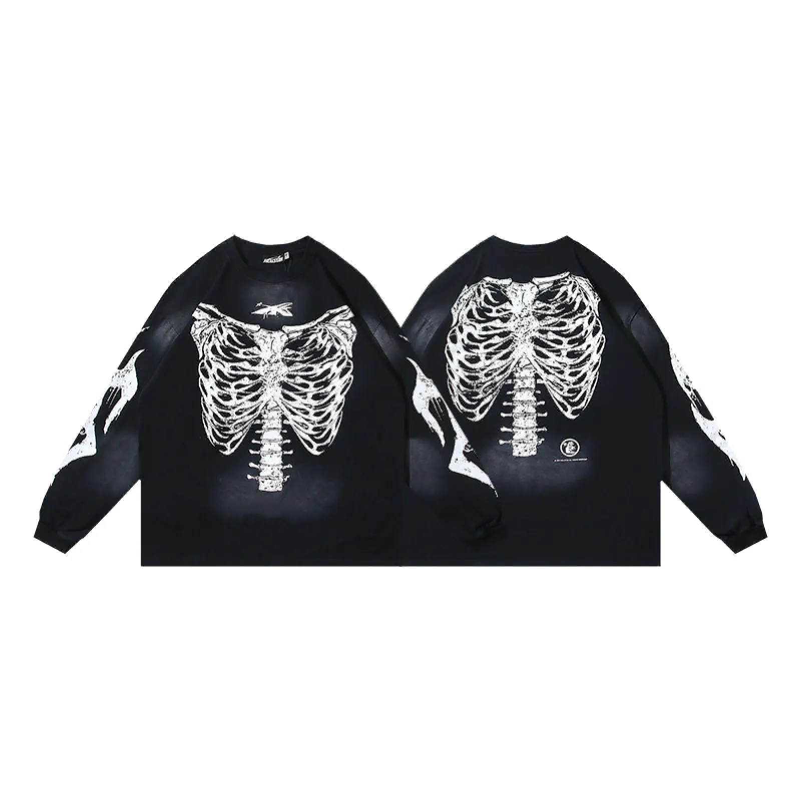 Hellstar Skeleton Long-Sleeve T-Shirt Black