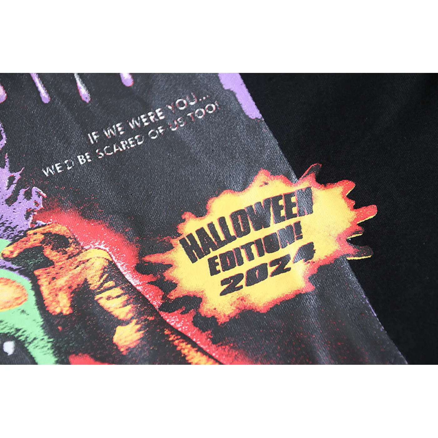 Hellstar Horror Book Long-Sleeve T-Shirt Black White