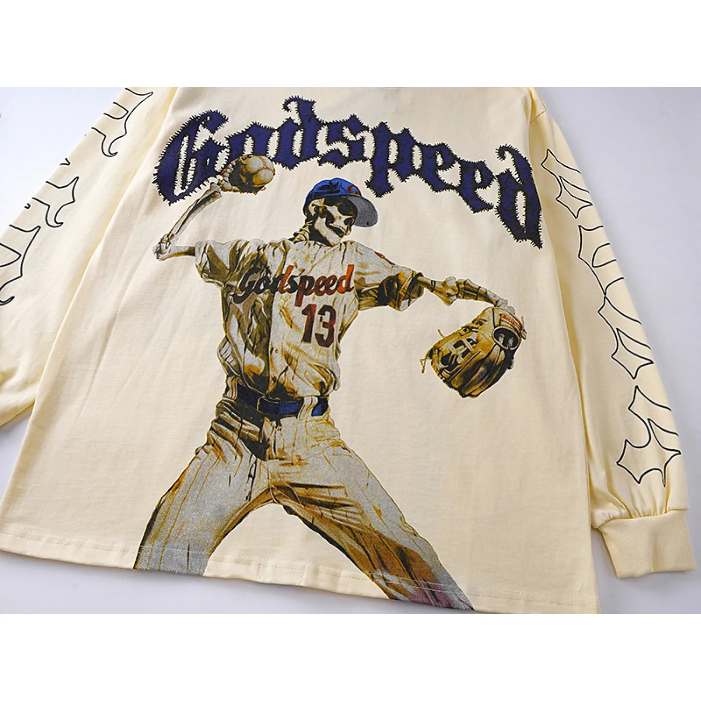 Godspeed Strike Out Long Sleeve T-shirt Bone
