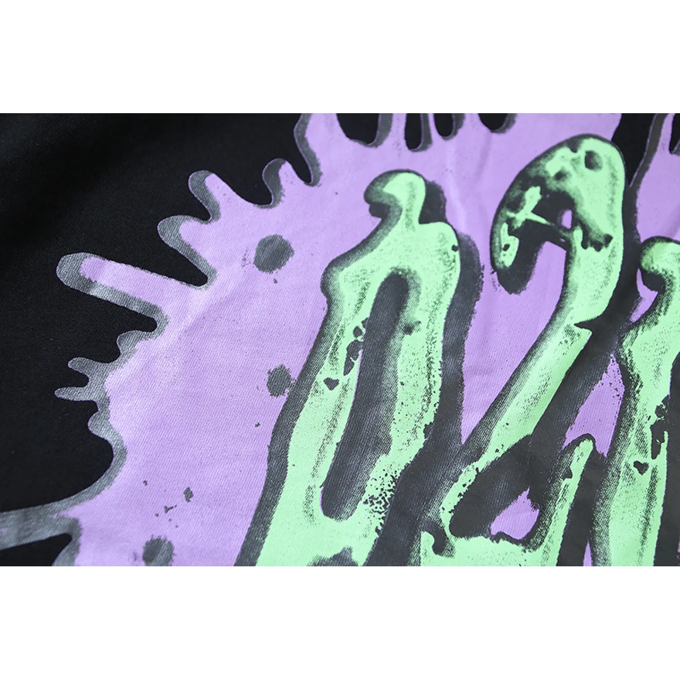 Hellstar Horror Book Long-Sleeve T-Shirt Black White