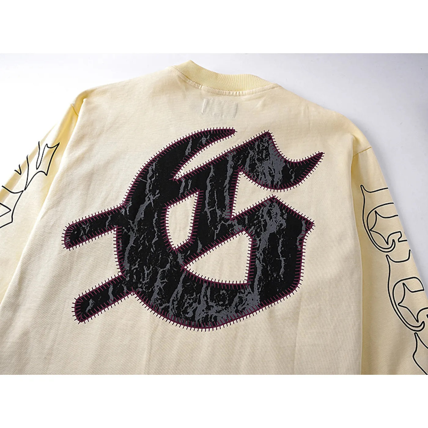 Godspeed Rock Baseball Skeleton T-shirt Bone