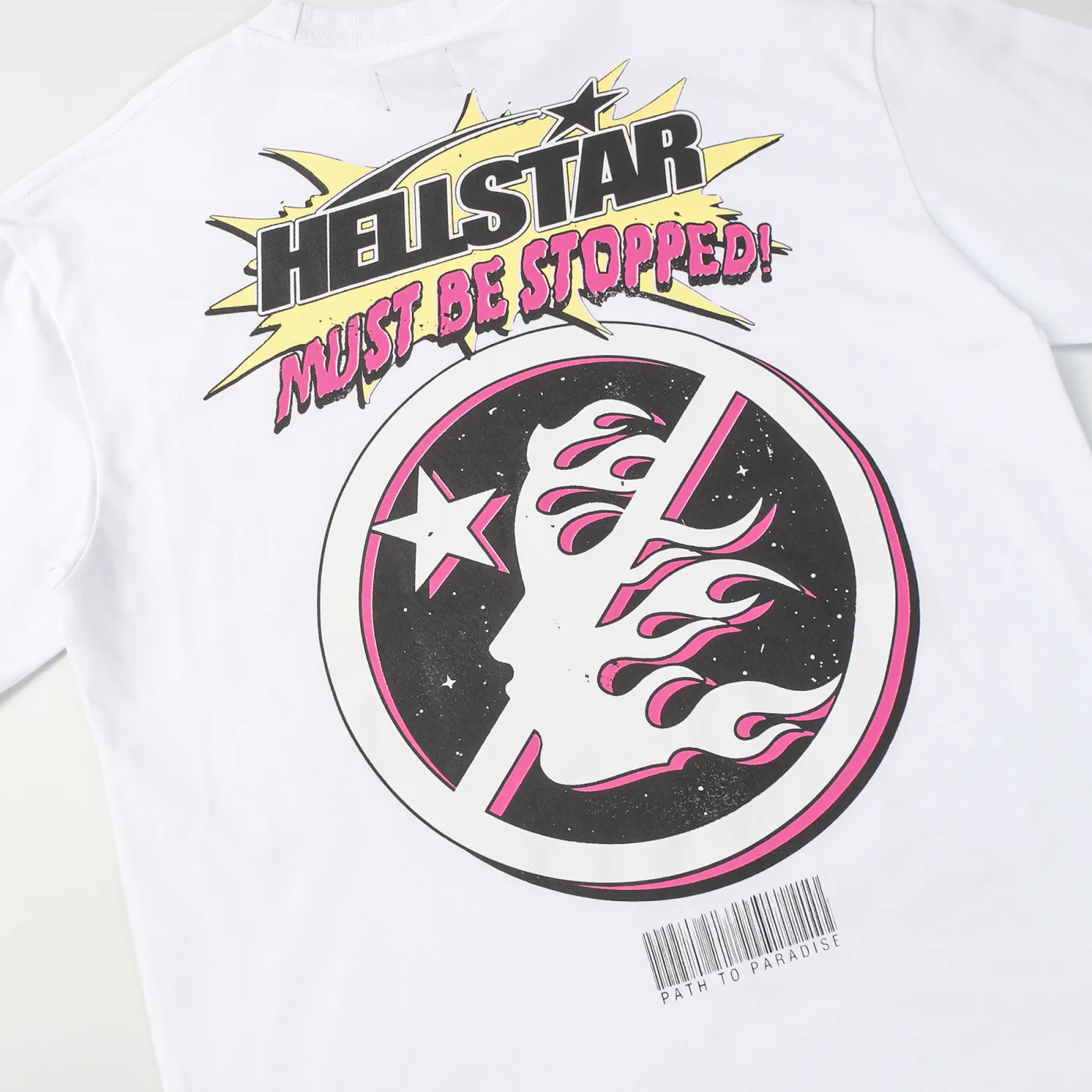 Hellstar Breaking News Long-Sleeve T-Shirt Black White