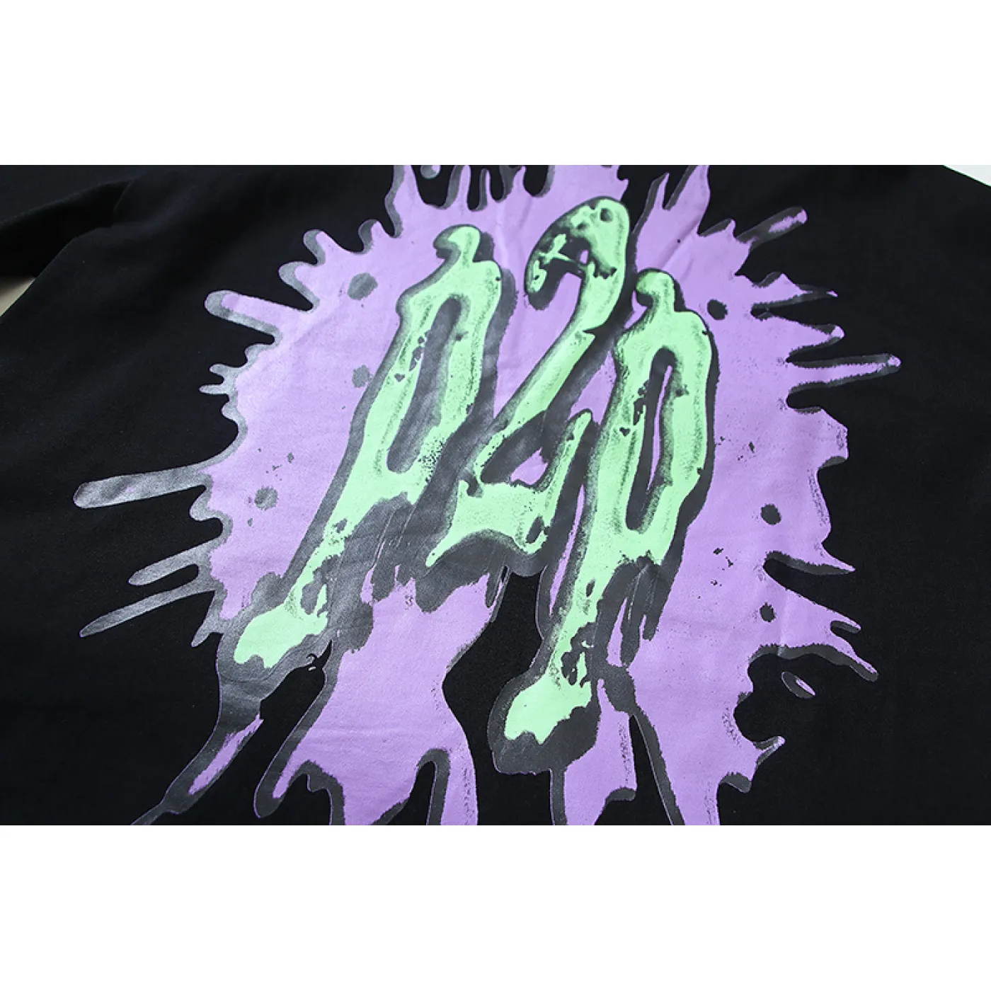 Hellstar Horror Book Long-Sleeve T-Shirt Black White