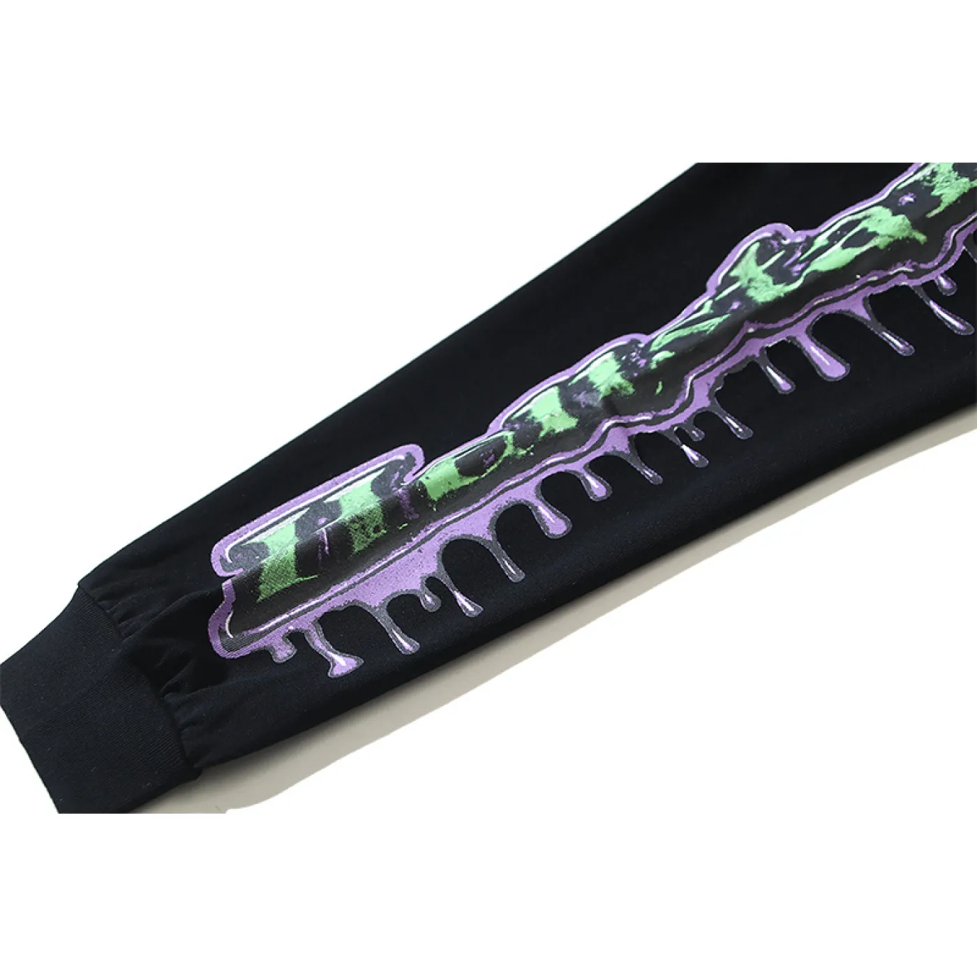 Hellstar Horror Book Long-Sleeve T-Shirt Black White