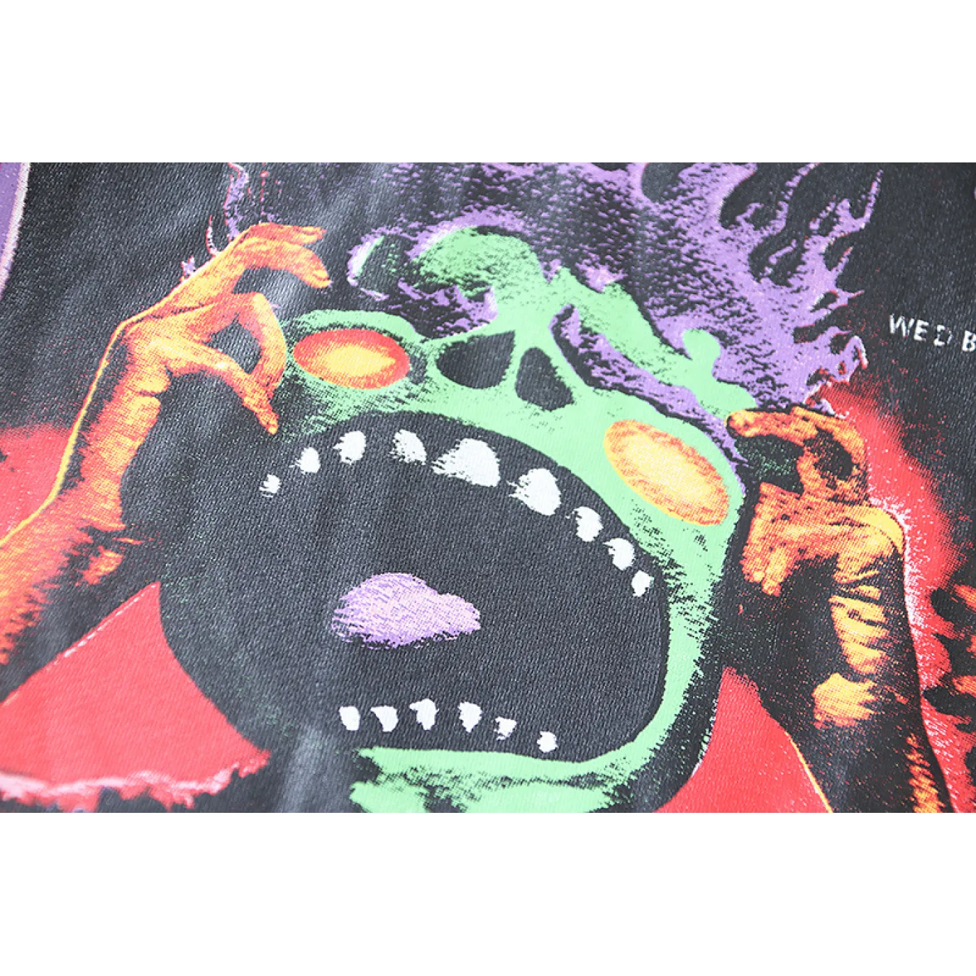 Hellstar Horror Book Long-Sleeve T-Shirt Black White