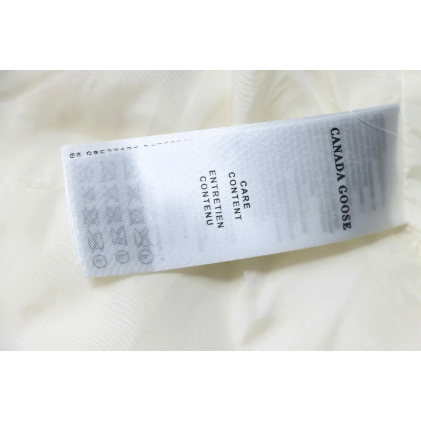 Canada goose Plaid Hooded Knitted Jacket White