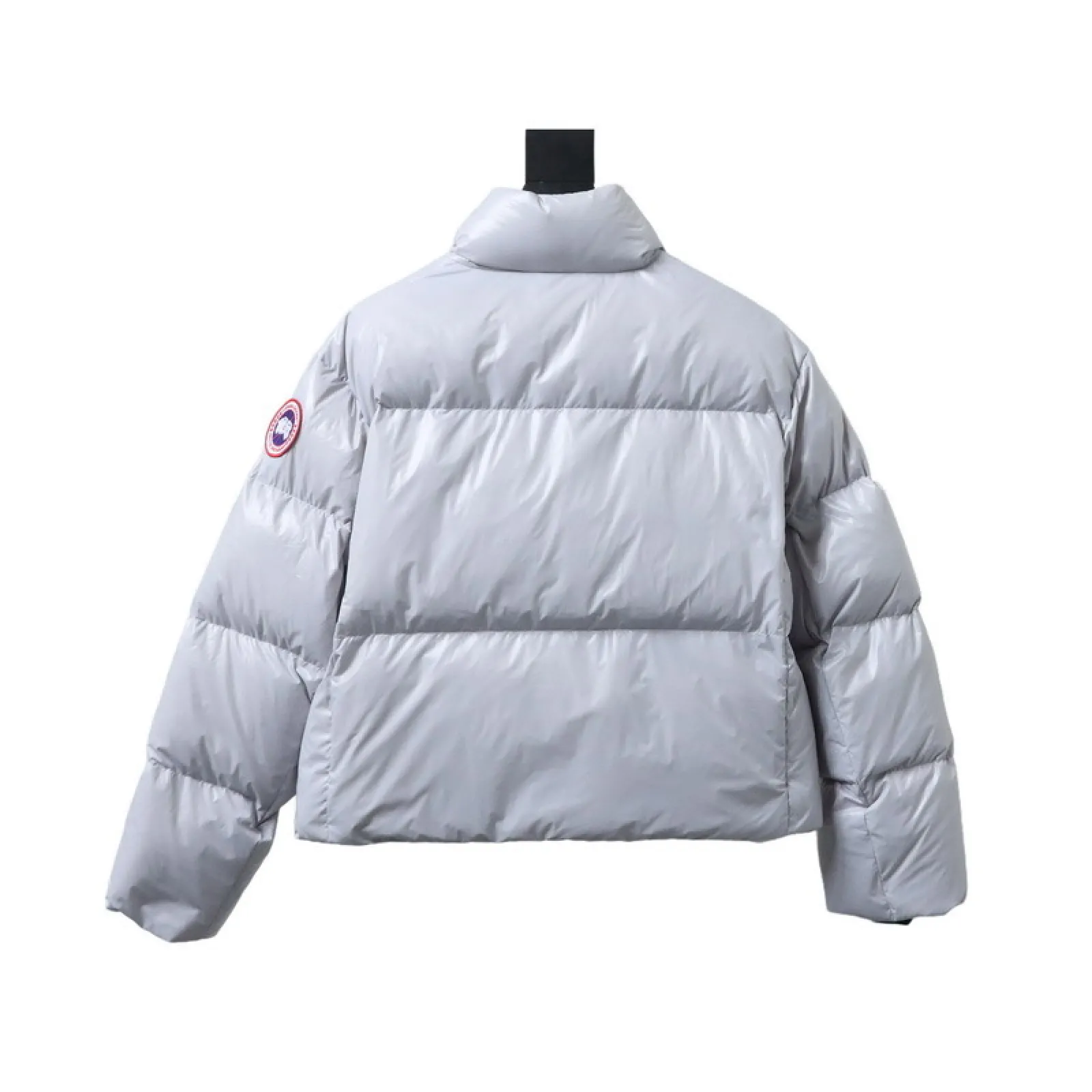 Canada goose Short Large Plaid Puff Down Jacket
