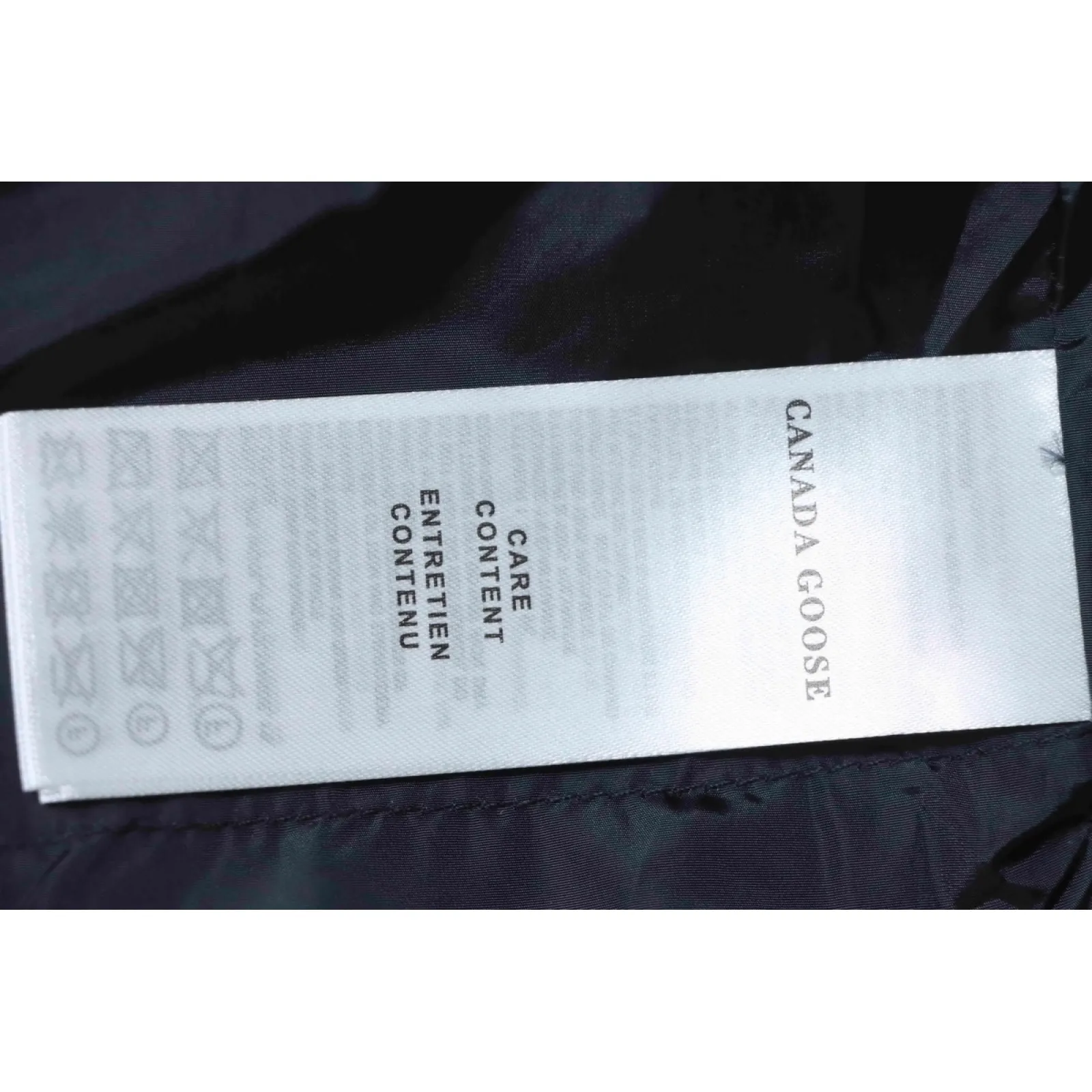 Canada goose Plaid Hooded Knit Jacket Black