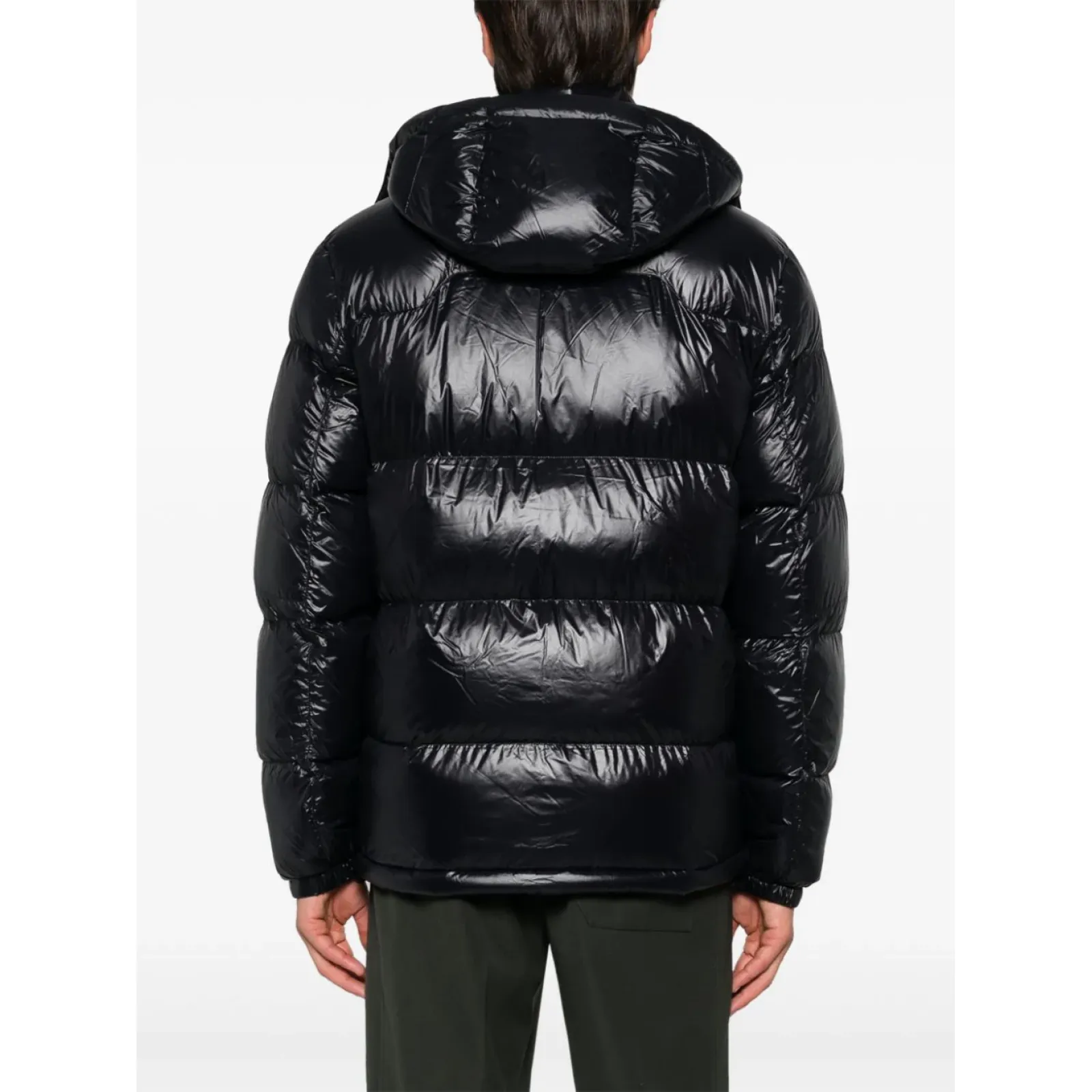 Polo Ralph Lauren The Gorham Glossed Down Jacket Black Glossy
