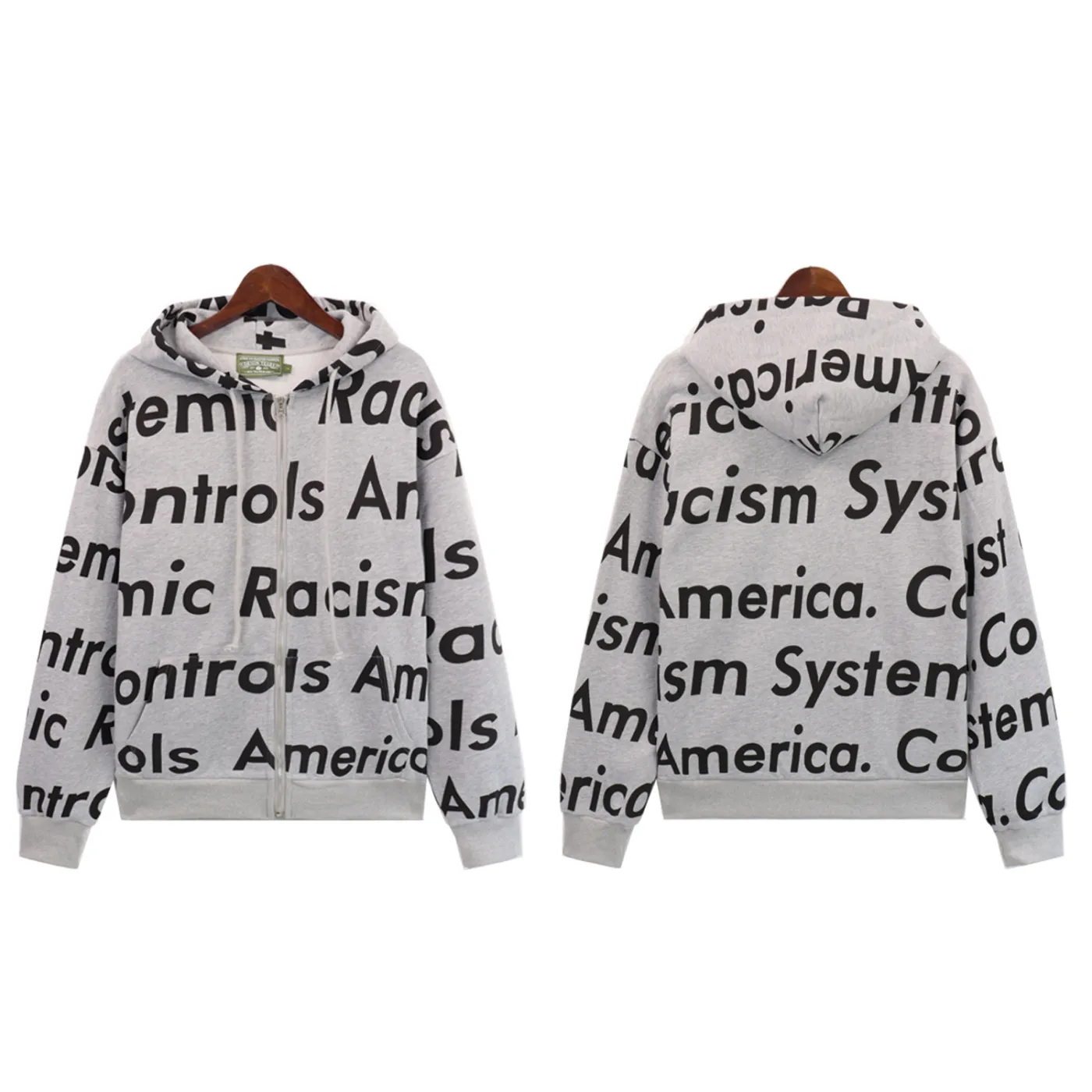 Denim Tears x Arthur Jafa Systemic Racism Controls America Hoodie