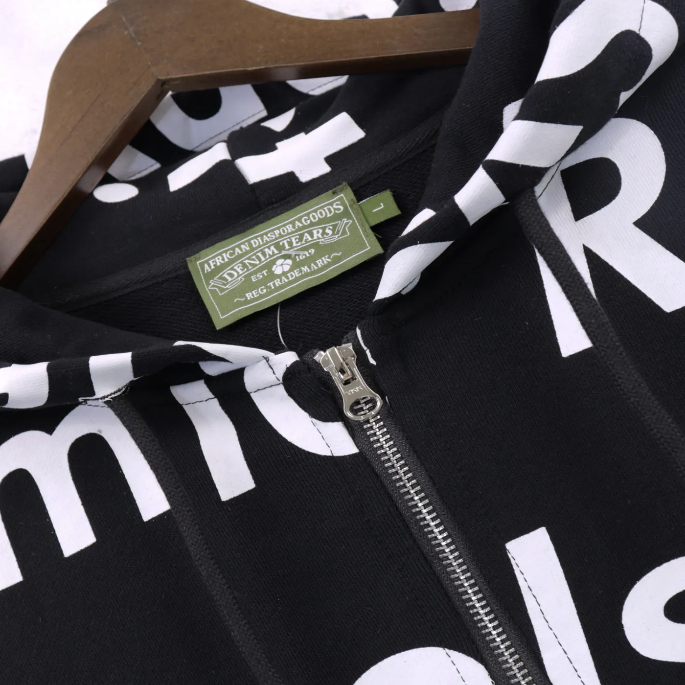 Denim Tears x Arthur Jafa Systemic Racism Controls America Hoodie