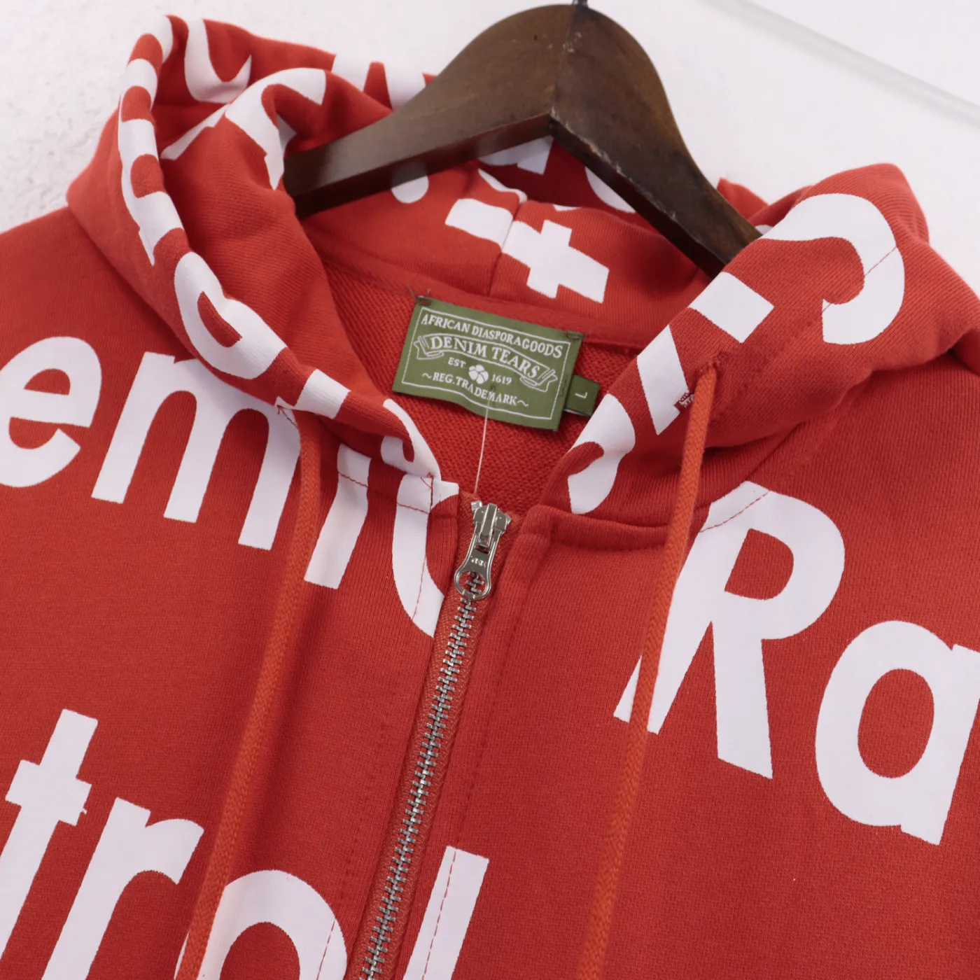 Denim Tears x Arthur Jafa Systemic Racism Controls America Hoodie